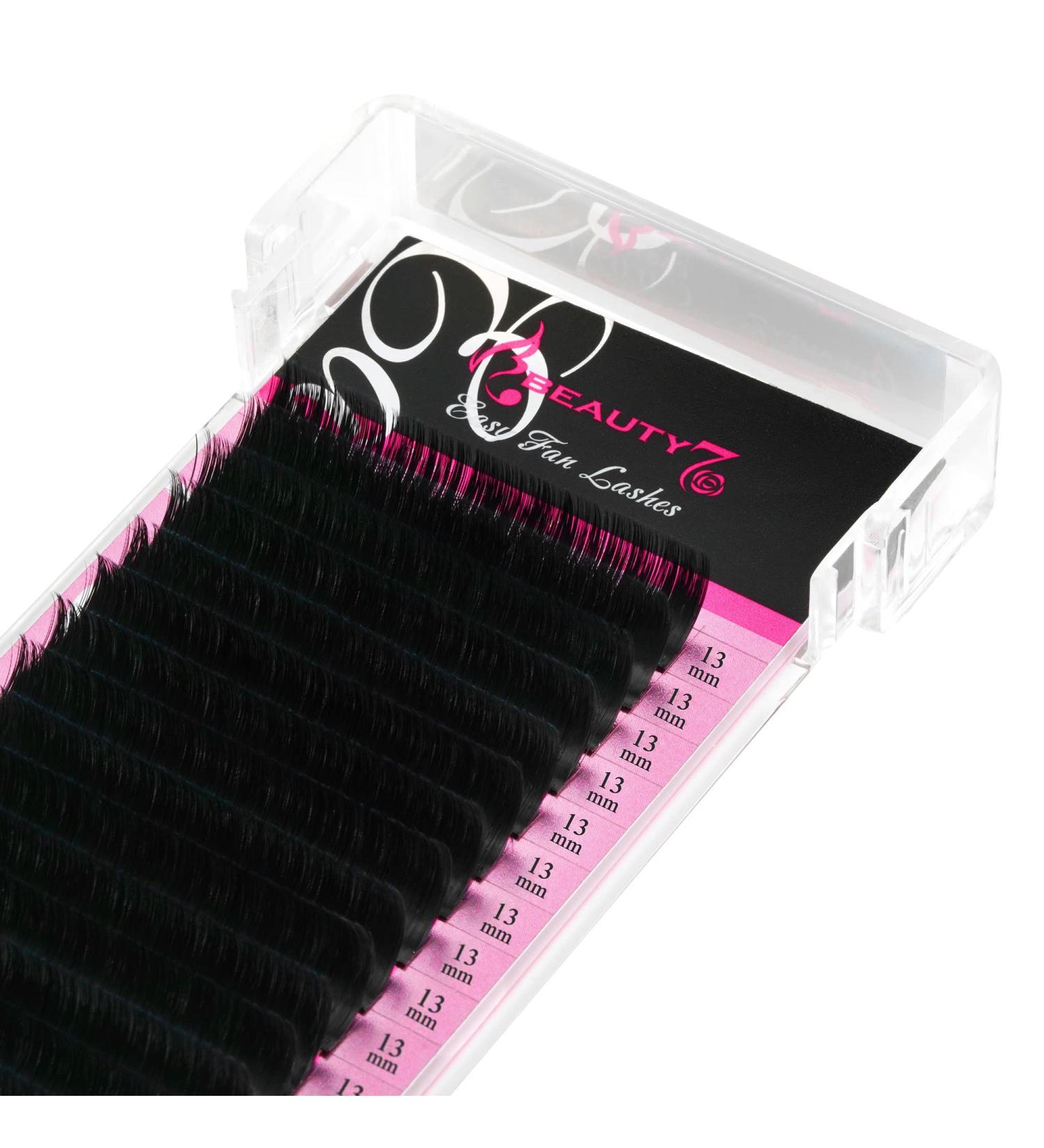 Self-Flee Eyelashes | Easy Fan Lashes for Volume | C D Curl Eyelash Extensions 2D-20D | 0.07mm Thickness | 16mm Root Rubbing - Buy Online on GoSupps.com