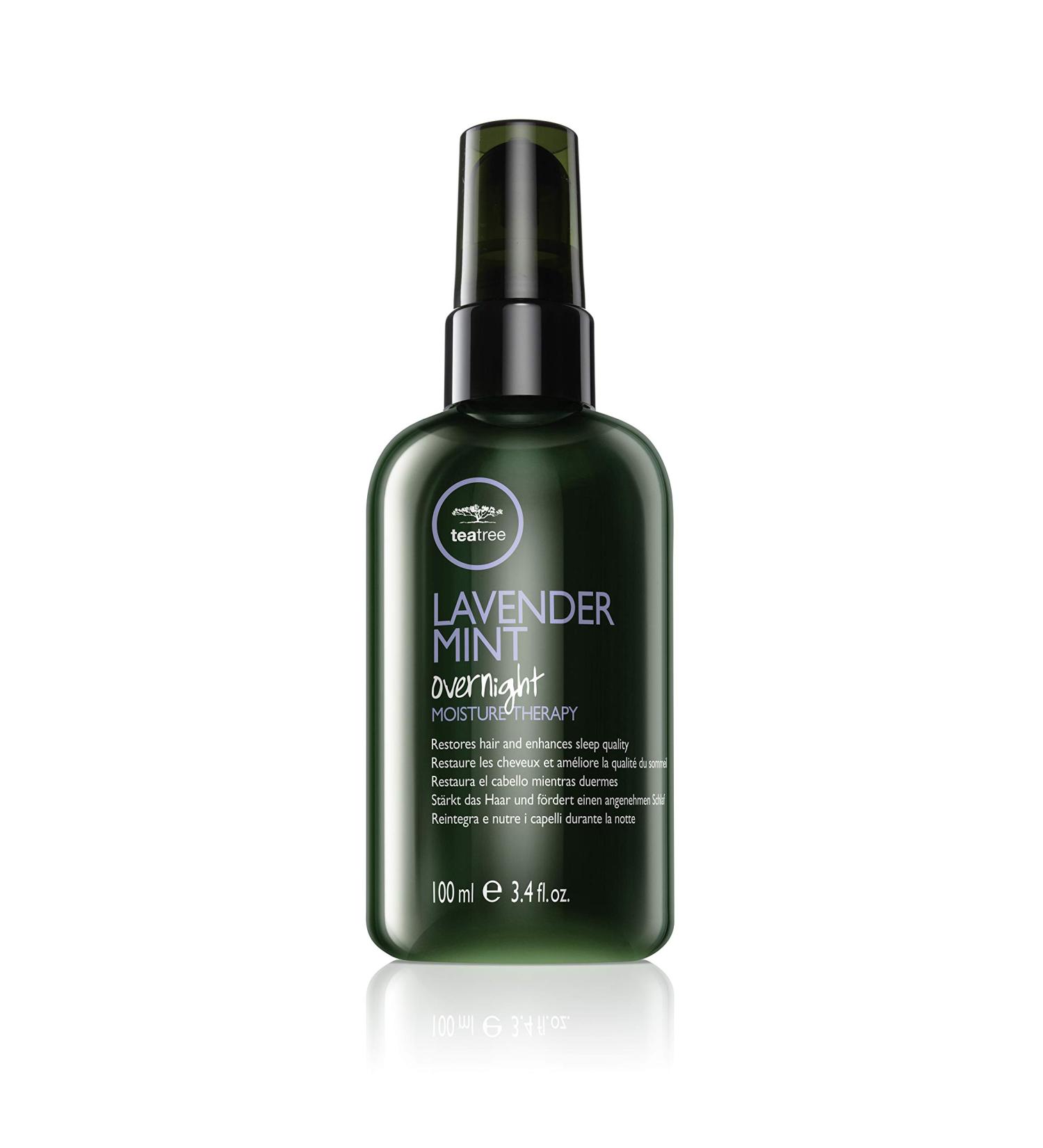 Tea Tree Lavender Mint Overnight Moisture Therapy Leave-In Treatment 3.4 fl. oz. - Restores Coarse, Curly, and Dry Hair, Enhances Sleep Quality - Buy Online on GoSupps.com