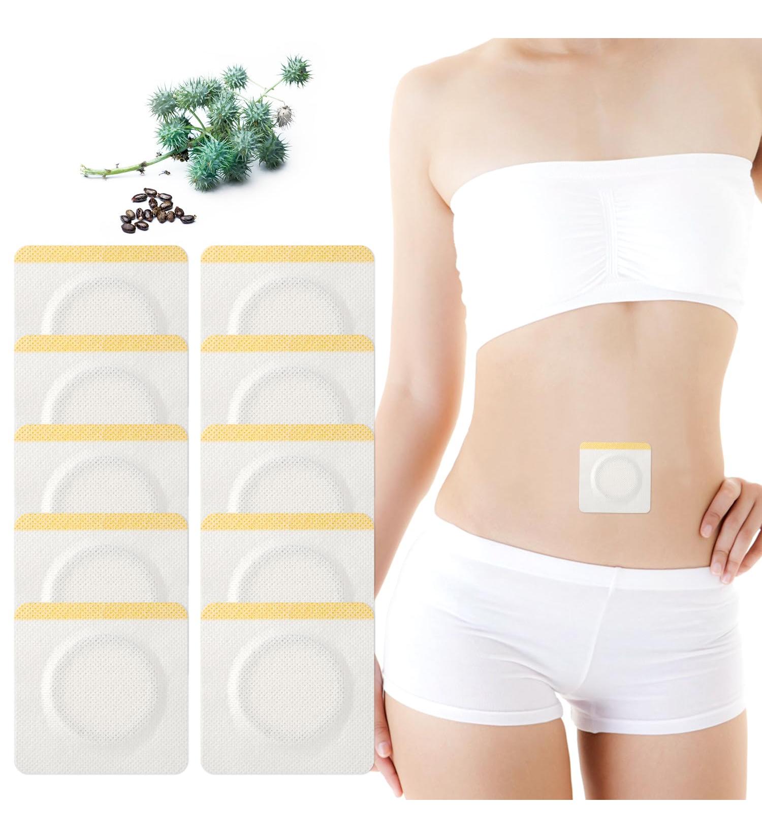 10-Pack Self-Adhesive Castor Oil Packs for Navel | Absorbent Single-Use Compress Pads | International Shipping - Buy Online on GoSupps.com