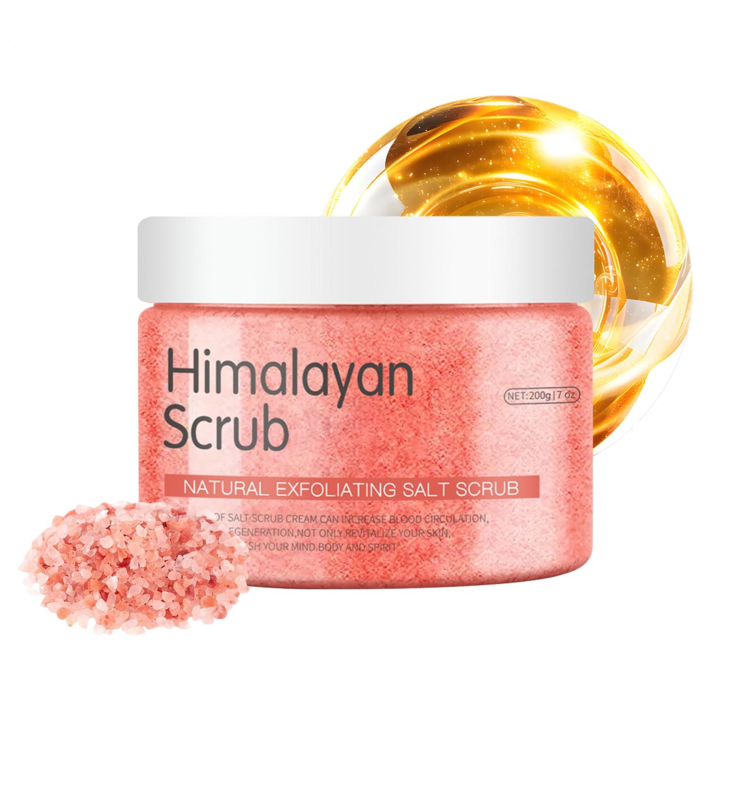  G n rique Body Scrub | 200g Natural Salt Scrub - Shower Dead Skin Care Radiance Beauty Bath Hands Feet Back Knees Daily Spa - Buy Online on GoSupps.com