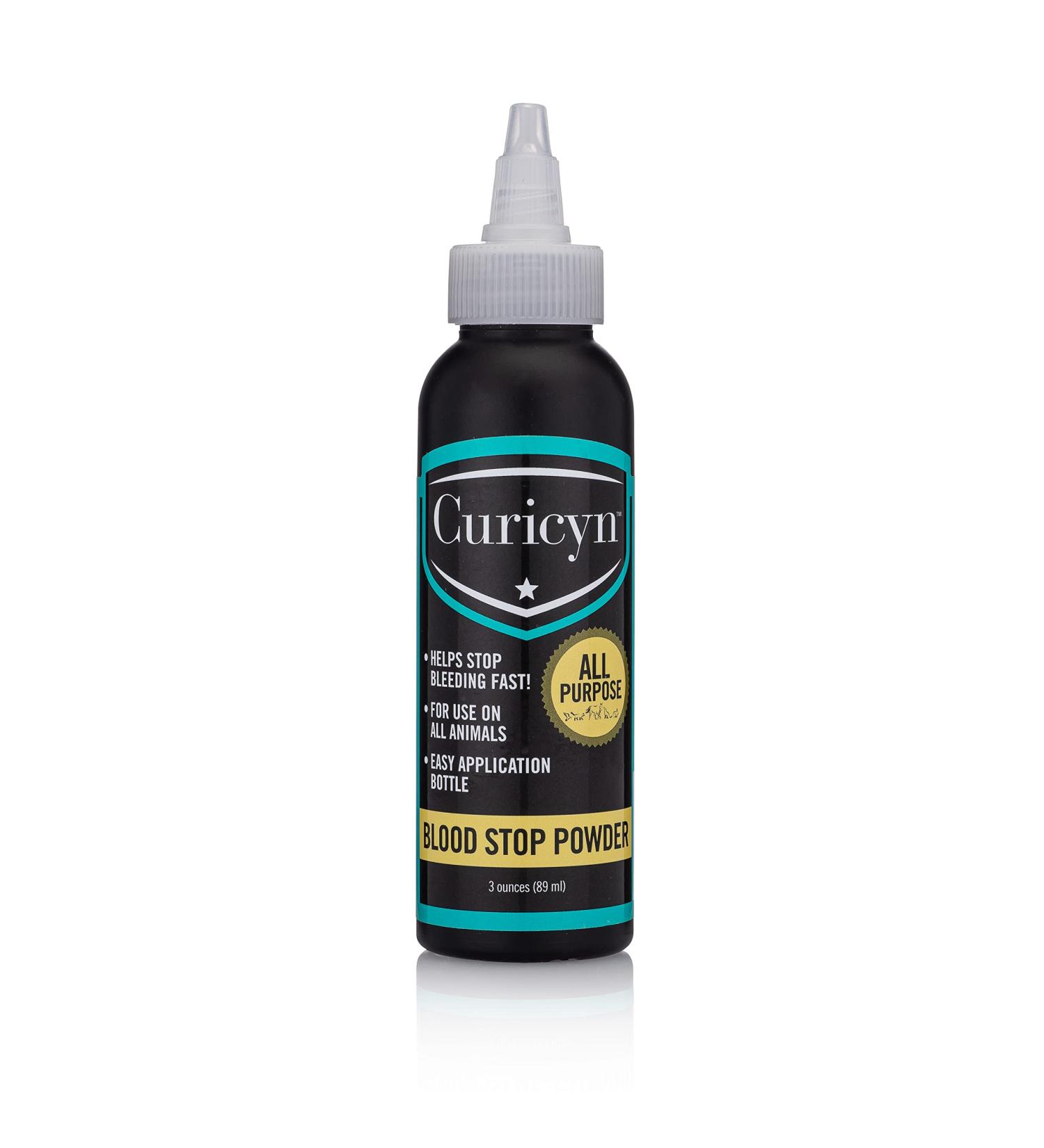 Curicyn Blood Stop Powder 3 oz. - Fast-Acting Wound Care Solution - Buy Online on GoSupps.com