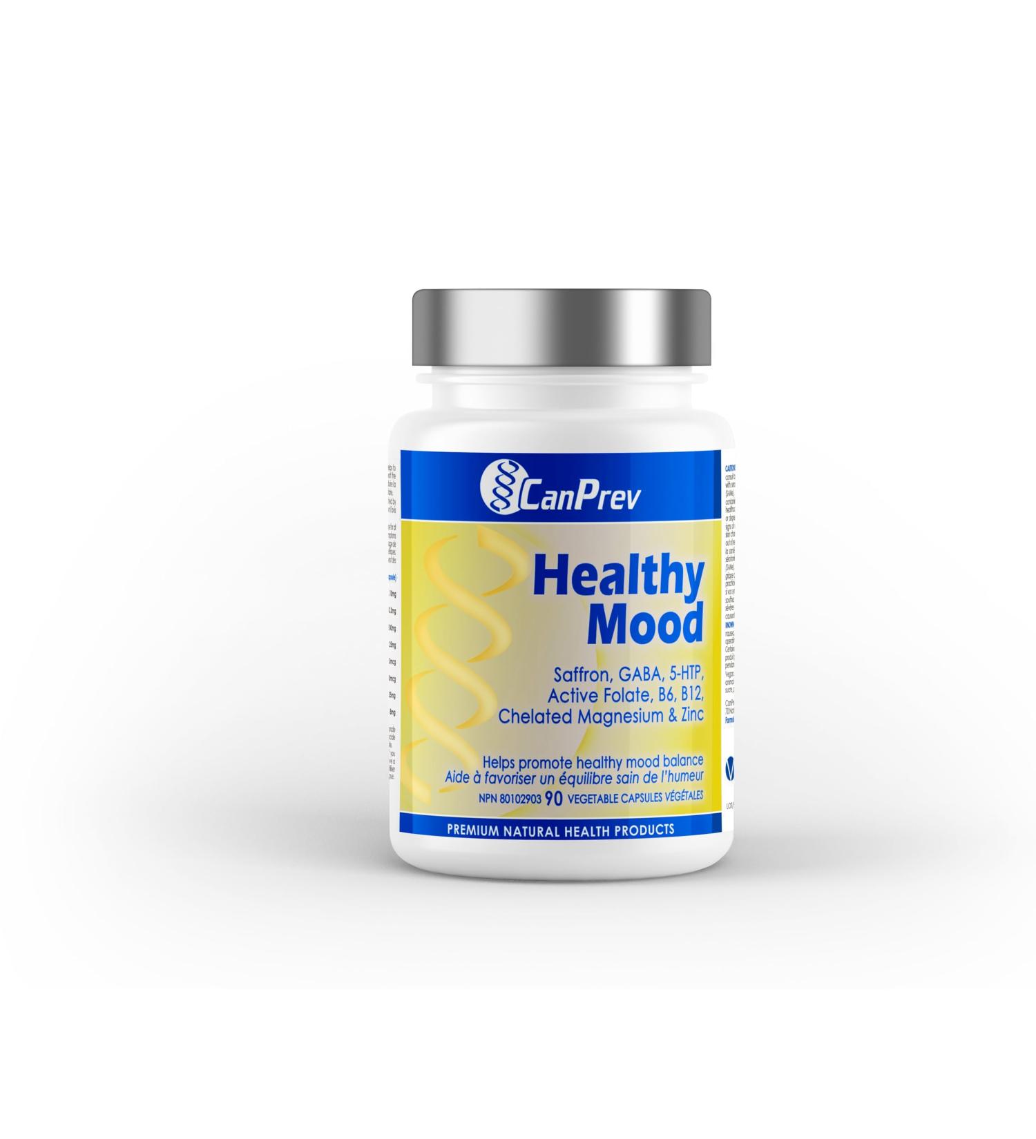 CanPrev - Healthy Mood 90 v-caps - Helps to Promote Healthy Mood Balance and Temporarily Promote Relaxation - Support Immune System - Buy Online on GoSupps.com