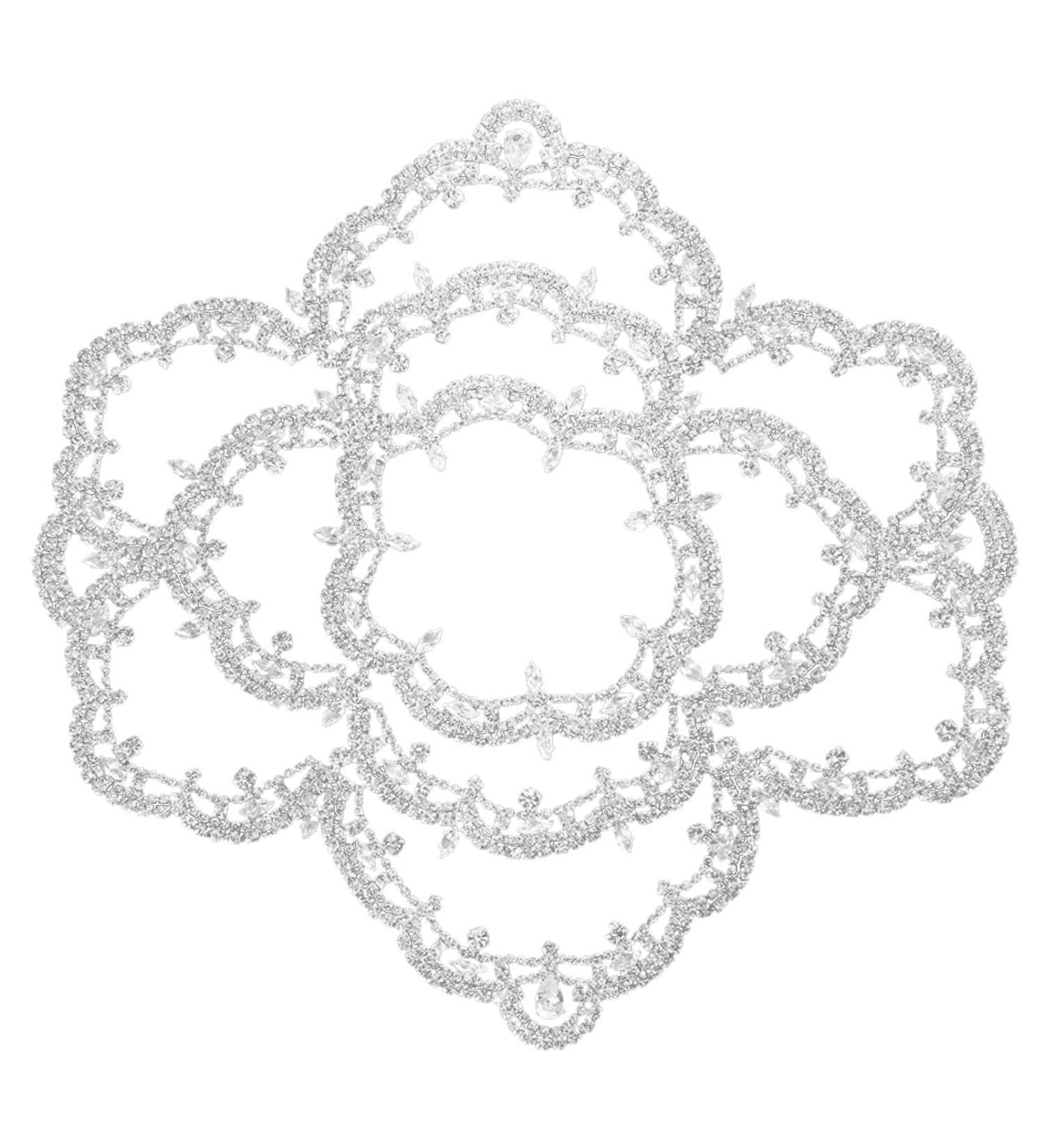 amangul Wedding Headbands Head Chain Jewelry Fashion Headpiece Costume Bridal Rhinestones Hair Accessories for Women Girls(Silver) - Buy Online on GoSupps.com