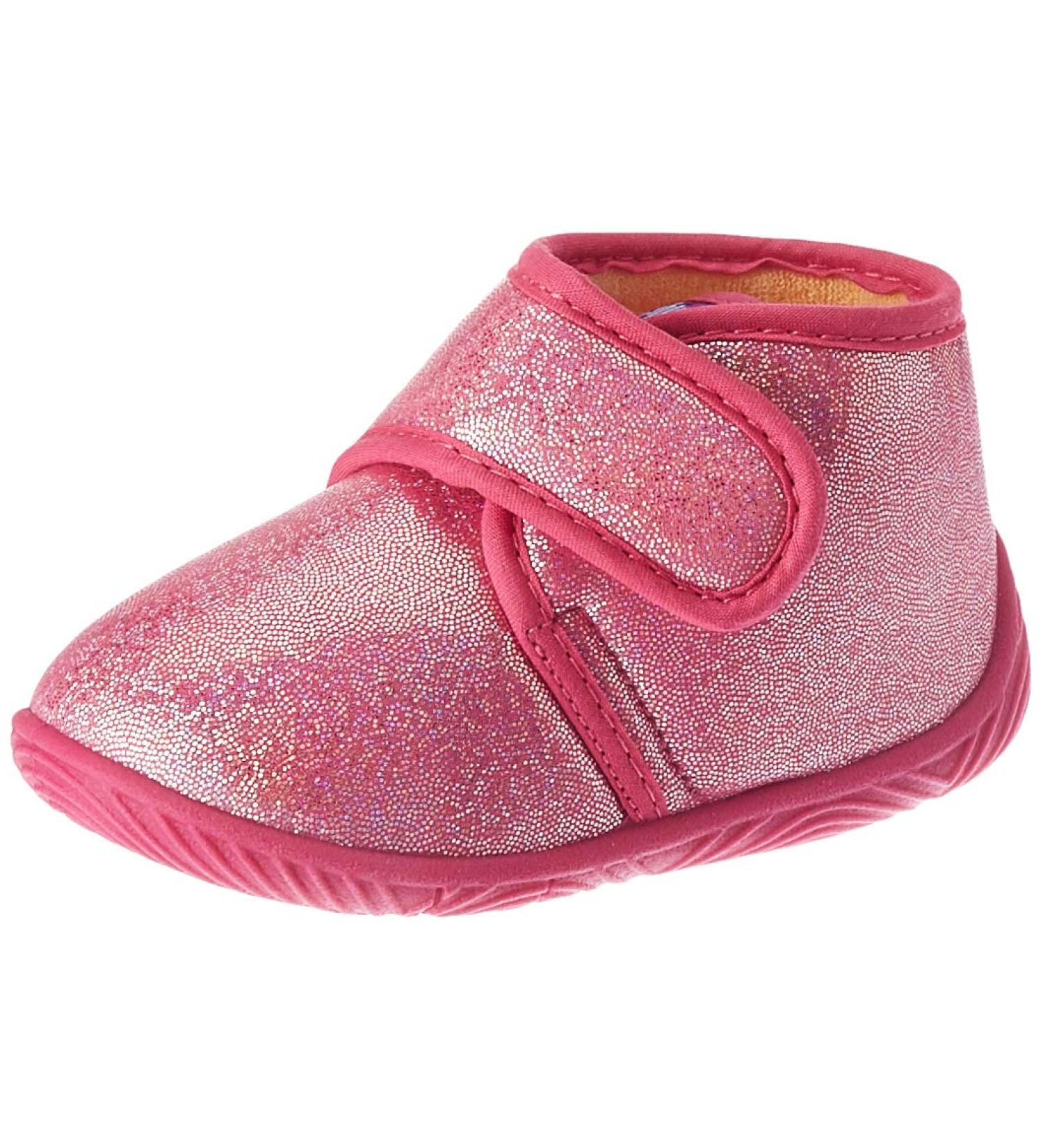 Chicco Unisex Kid's Polacchino Taxo Polish Slipper - Glitter Fuchsia - Size 4 UK - Buy Online on GoSupps.com