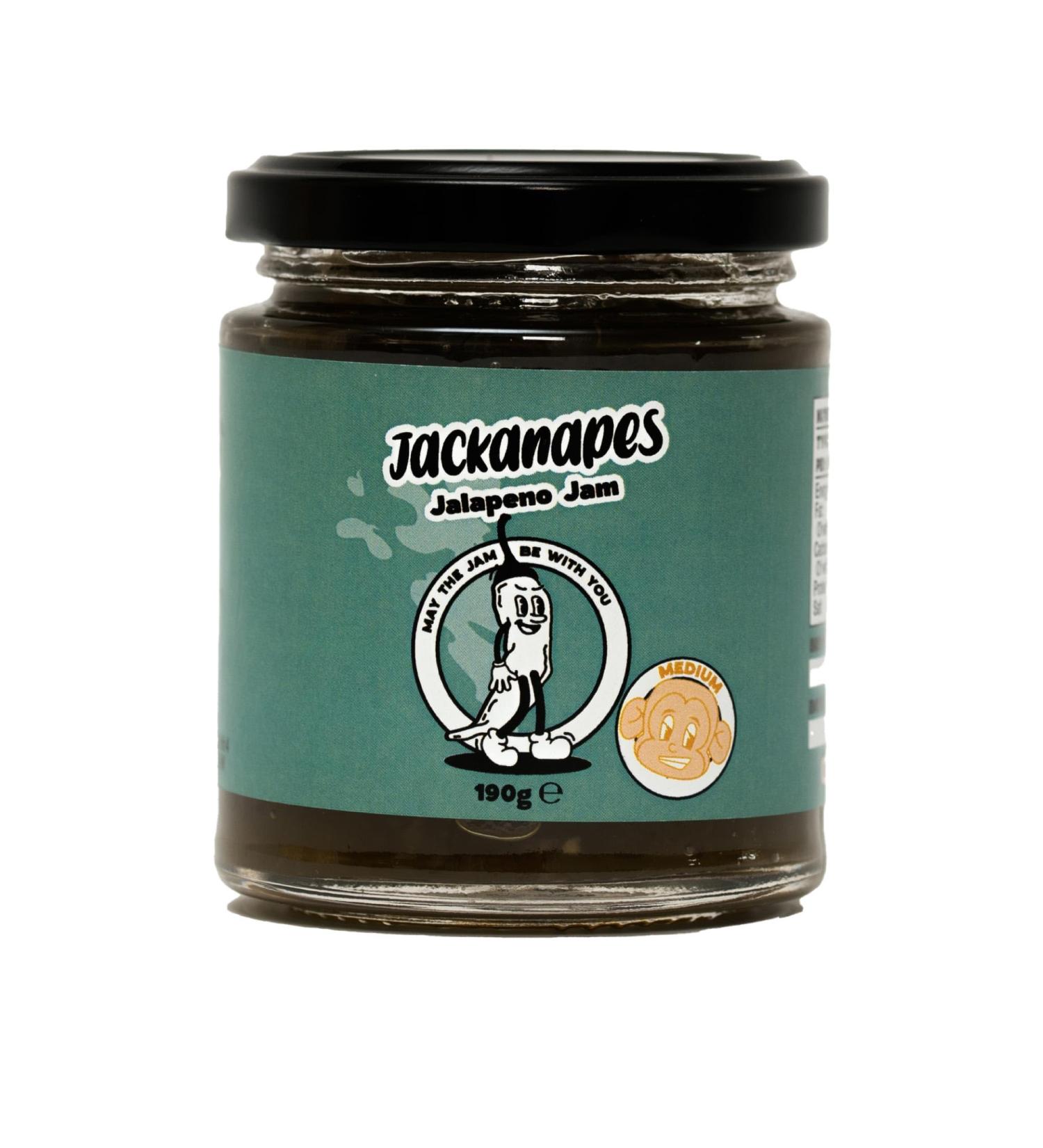 Jalape o Chilli Jam by Jackanapes 190g - Mild Vegan Chilli Condiment Made with Jalape os Apples and Lemons - Made in the UK - Buy Online on GoSupps.com