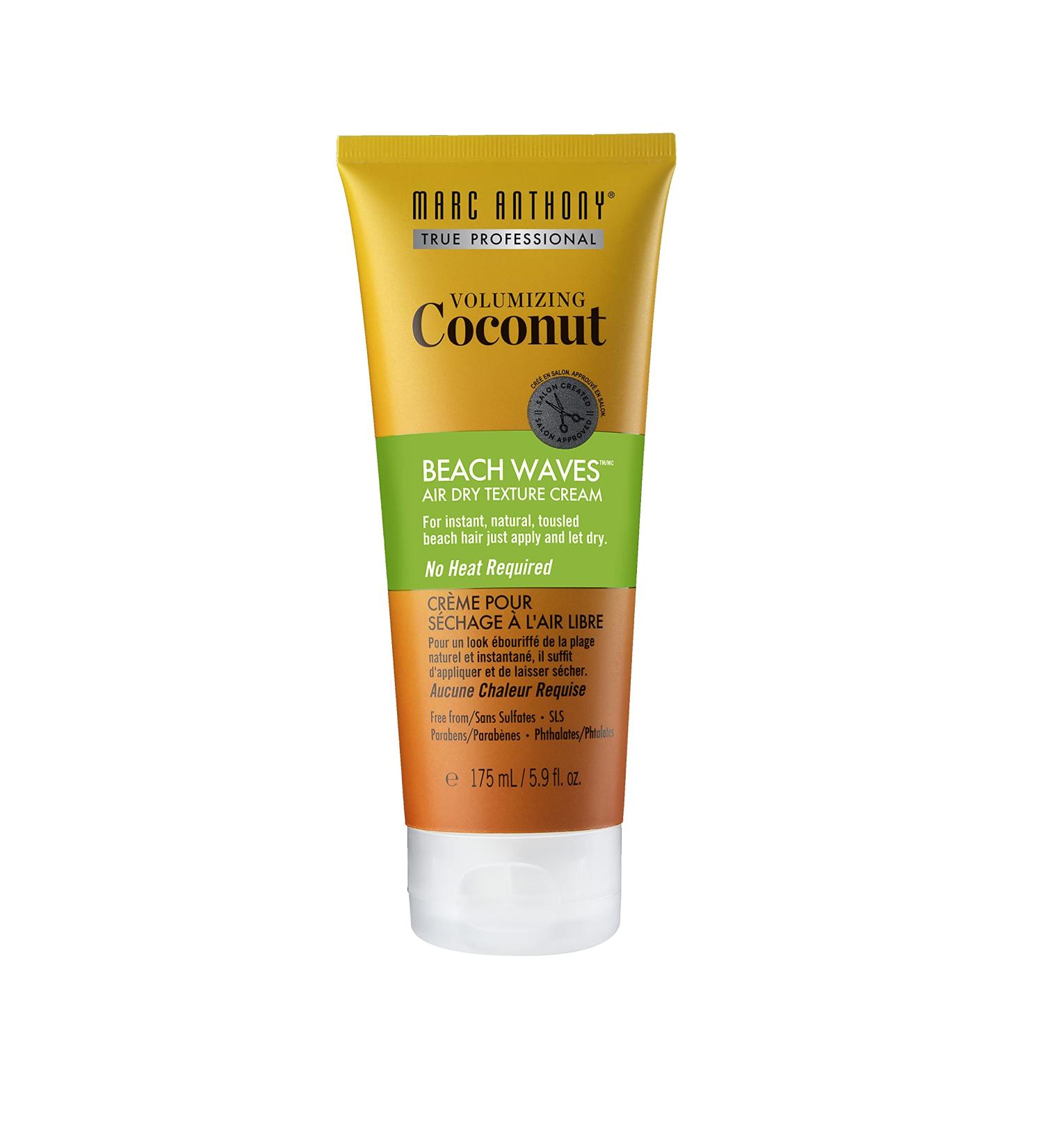 Marc Anthony Coconut Beach Waves Texture Cream 5.9oz - Achieve Effortless Beachy Waves - AB-146572 - Buy Online on GoSupps.com