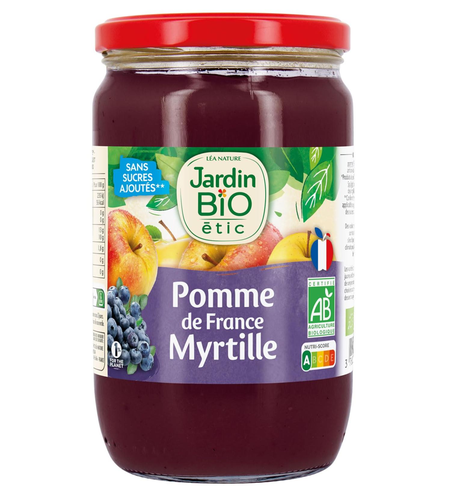 Jardin BiO tic - Biofruit Dessert Apple Blueberry - 680 g - Buy Online on GoSupps.com