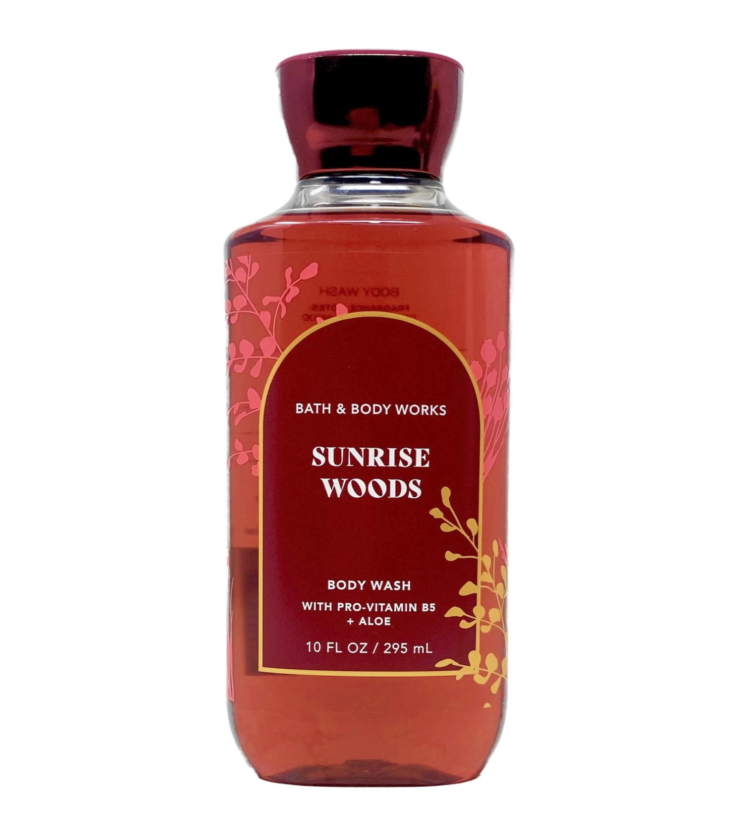 Bath and Body Works Sunrise Woods Shower Gel Body Wash With Aloe & Vitamin E 10 Ounce Full Size