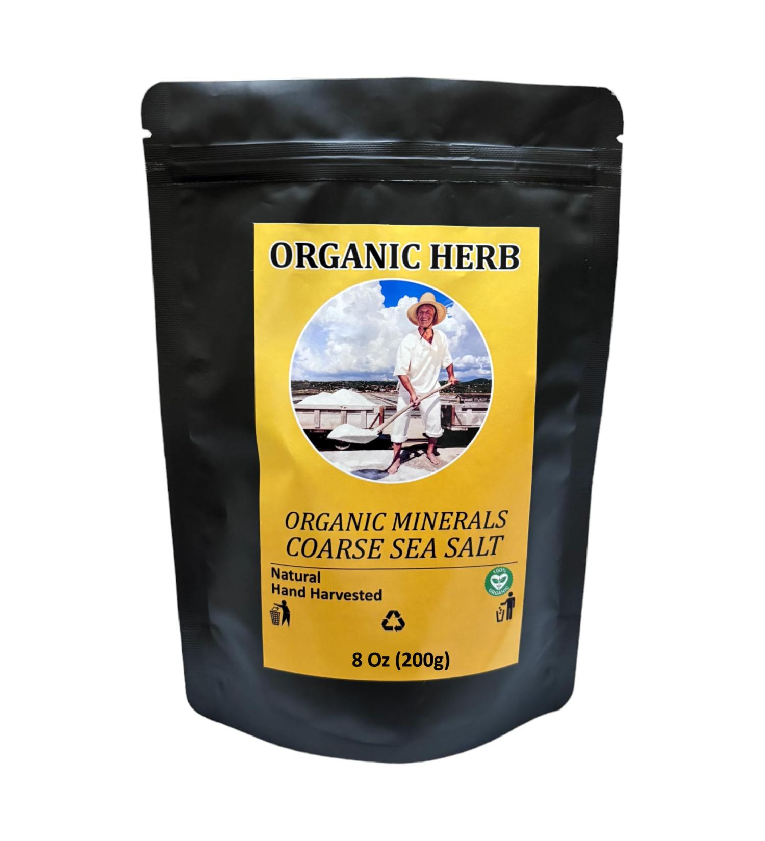 Organic Sea Salt 100% Organic GMO- FREE Premium Quality(Certified Product) - Buy Online on GoSupps.com