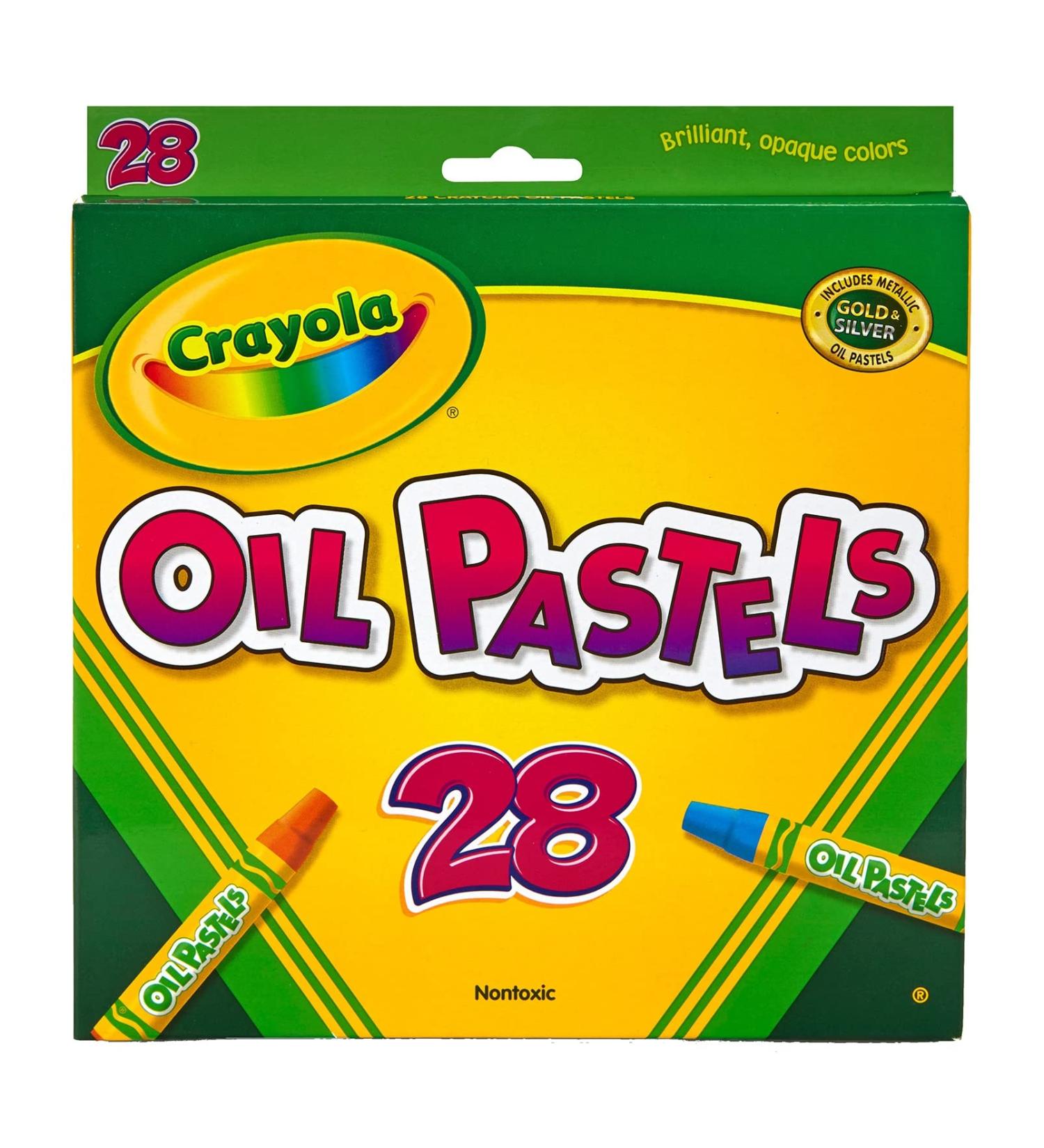 Crayola Oil Pastels - 28 Assorted Colors, School Supplies for Kids Indoor Activities at Home - Buy Online on GoSupps.com