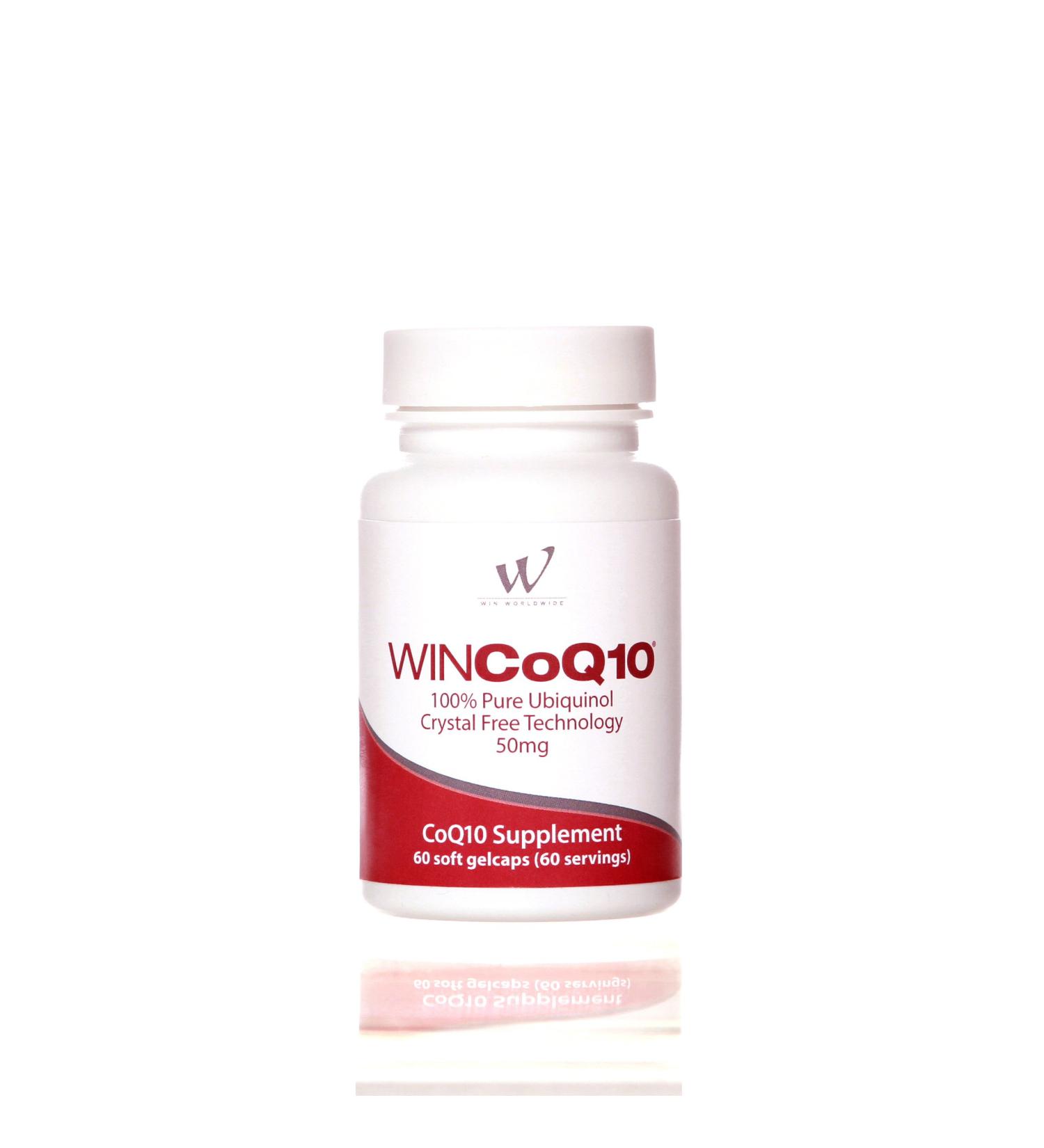 Win CoQ10 Pure Ubiquinol 50 Mg 60 Servings