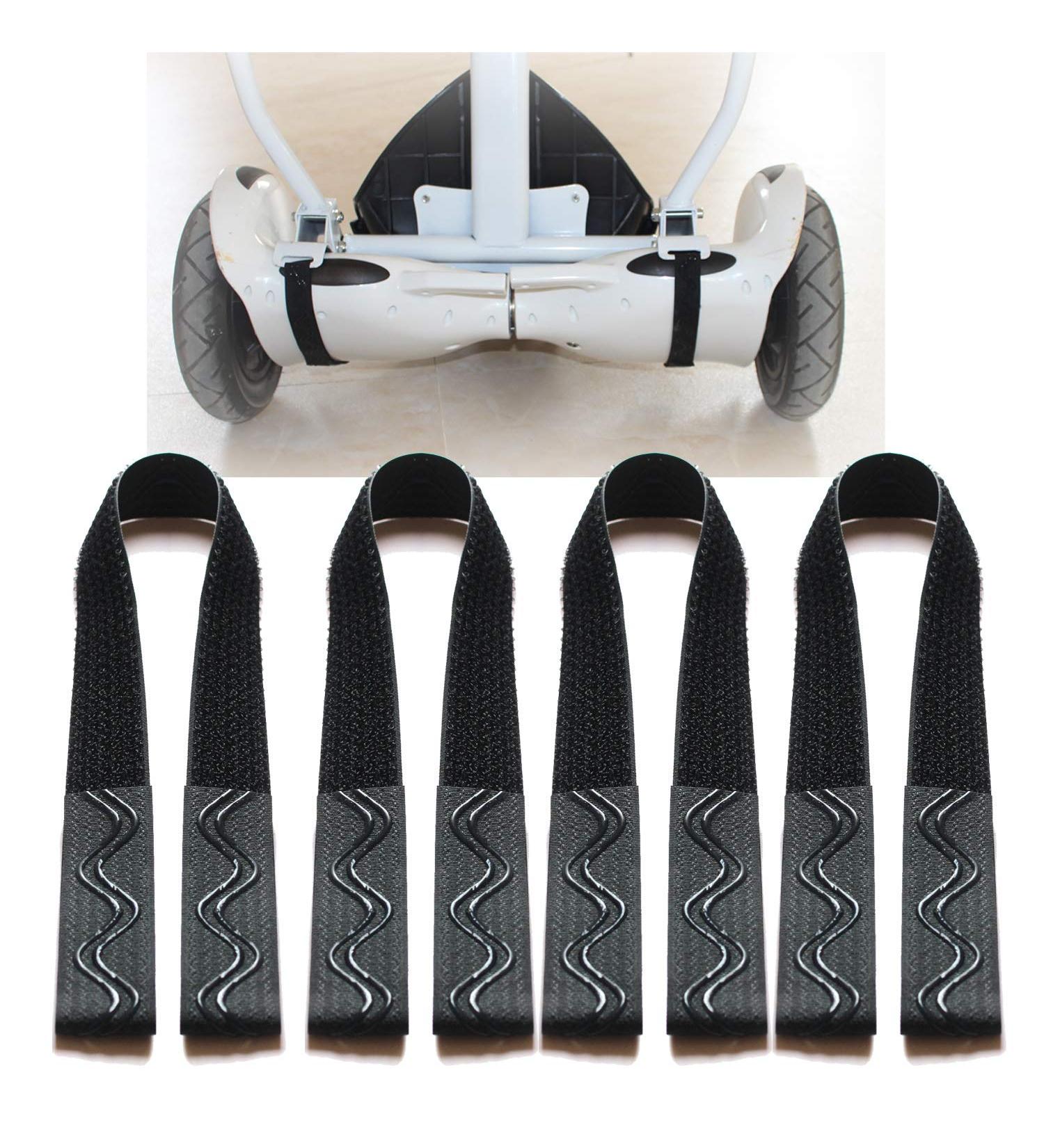 Woyeainy 4 Pack Adjustable Hoverboard Seat Attachment Straps - Kart Accessories Replacement Straps with Wavy Gel - Buy Online on GoSupps.com