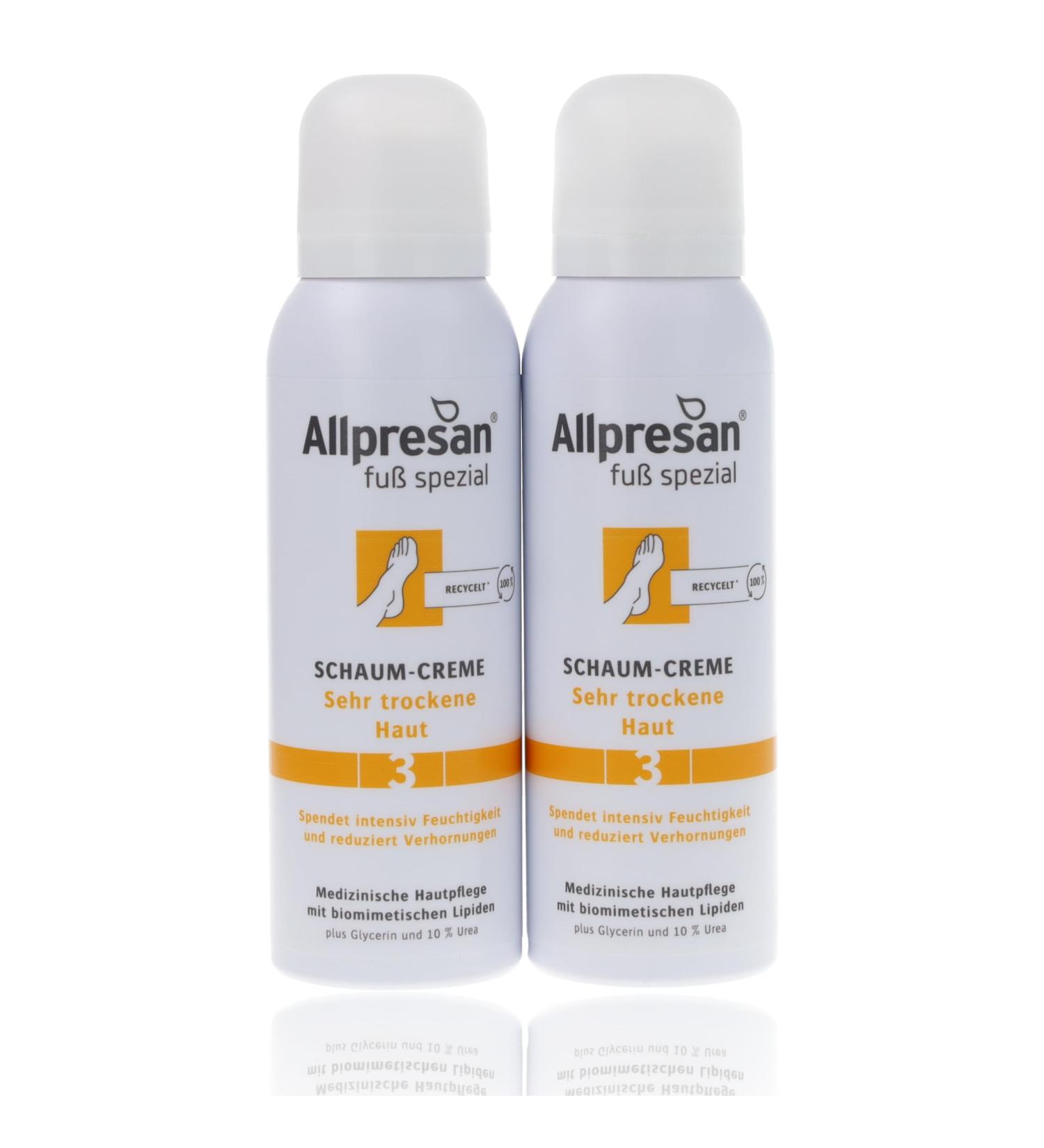  Allpresan Allpresan Special Foam No. 3 Foot Foam Cream for Very Dry Skin For the daily care of very dry feet 2 x 125 ml - Buy Online on GoSupps.com