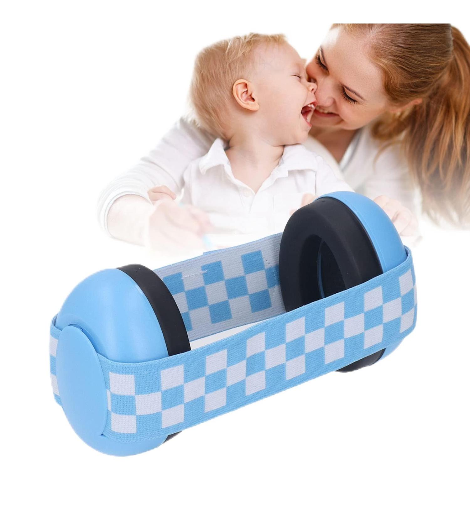 Spacnana Baby Throat Protection Officer | Noise Suppression & Ear Protection for Infants | ABS Foam Elastic Comfort | Blue - Buy Online on GoSupps.com
