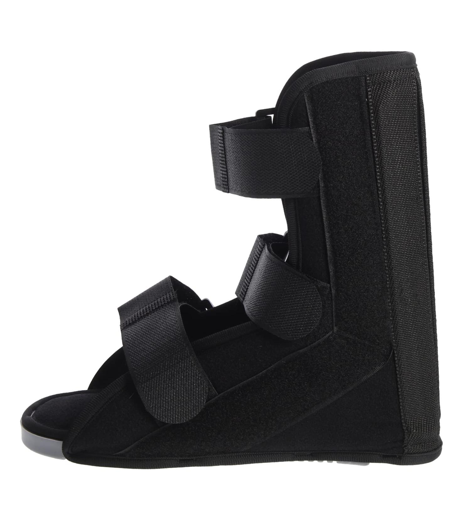 FOMIYES Ankle Straight Shoes - Foot Sprains & Fractures Support Adjustable Ankle Brace Pneumatic Boot for Broken Foot Comfortable & Durable (35X25X18CM Black - Buy Online on GoSupps.com