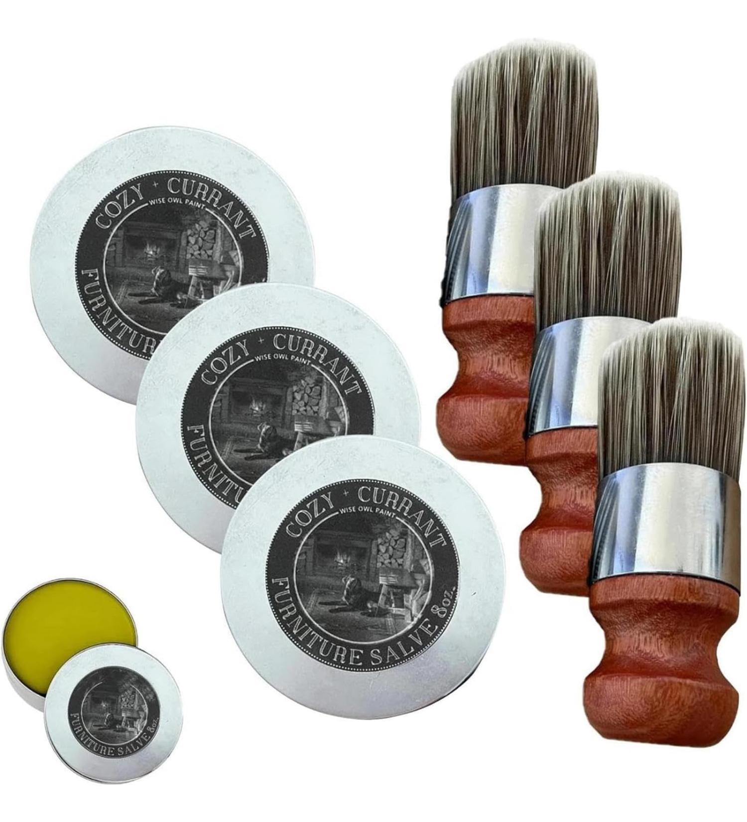 Furniture Salve For Leather Leather Salve For Furniture Leather Furniture Salve And Brush Leather Conditioner Restorer & Polish Leather Cleaner Set For Furniture Car Seats - Buy Online on GoSupps.com