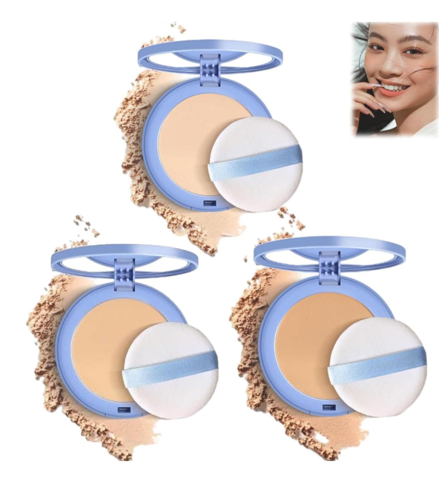 Wet and Dry Matte Powder GAGK Matte Perfection Pressed PowderOil Control Face Pressed Powder Waterproof Long Lasting Compact Finishing Powder Oil Control (3pcs) - Buy Online on GoSupps.com