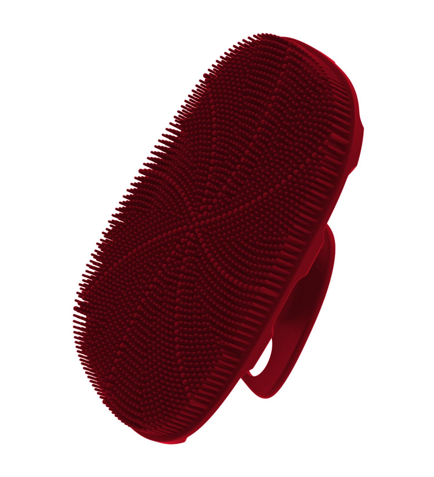 YEADMAME Silicone Body Scrubber - Steril Silicone Massage Tool for Men & Women | Red - 1-Piece | Perfect for Exfoliation & Spa Experience - Buy Online on GoSupps.com