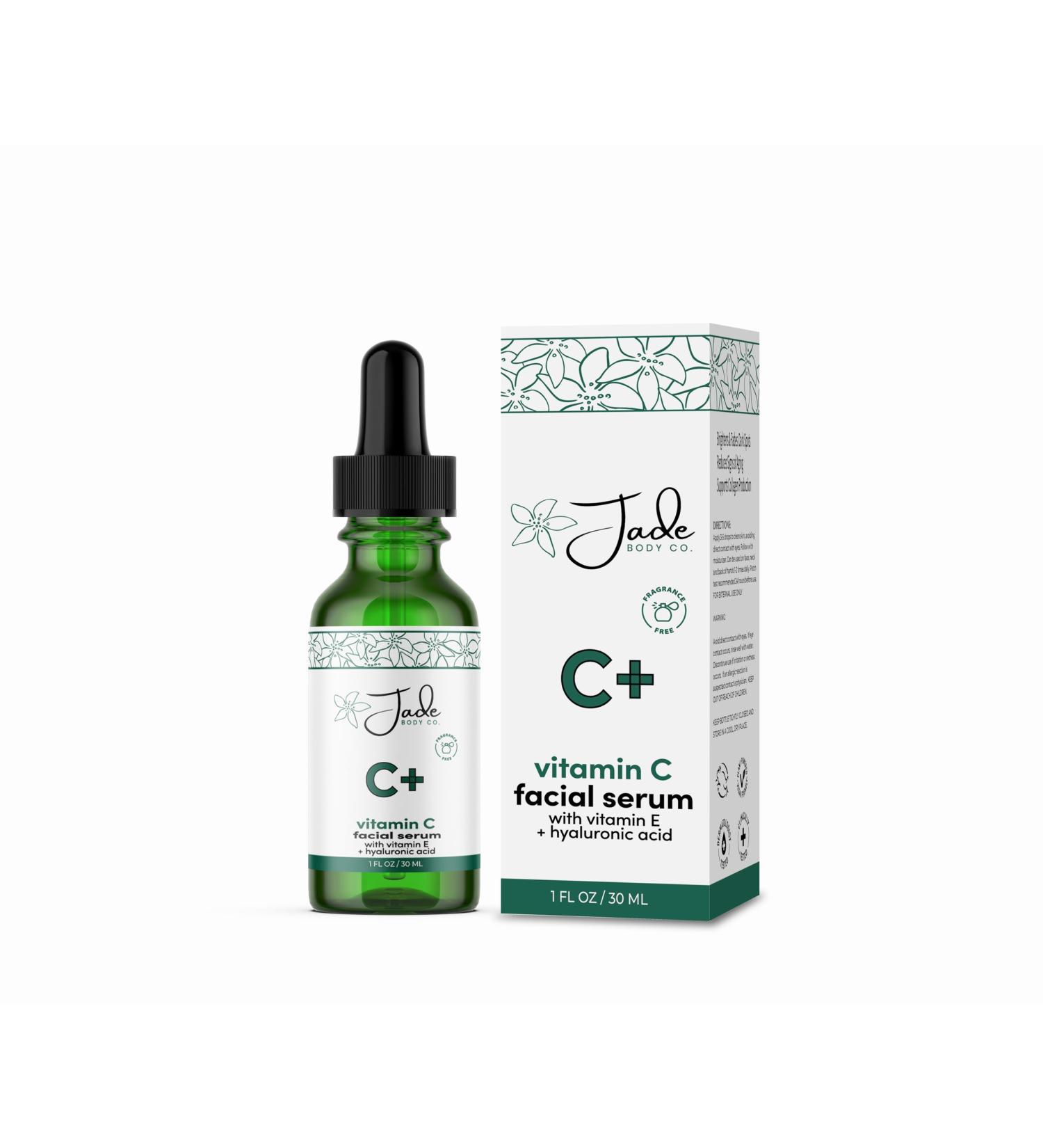 Anti Aging Face & Eye Vitamin C Serum - Dark Spot Remover & Hyaluronic Acid for Fine Lines Wrinkles Fragrance-Free Care - Buy Online on GoSupps.com