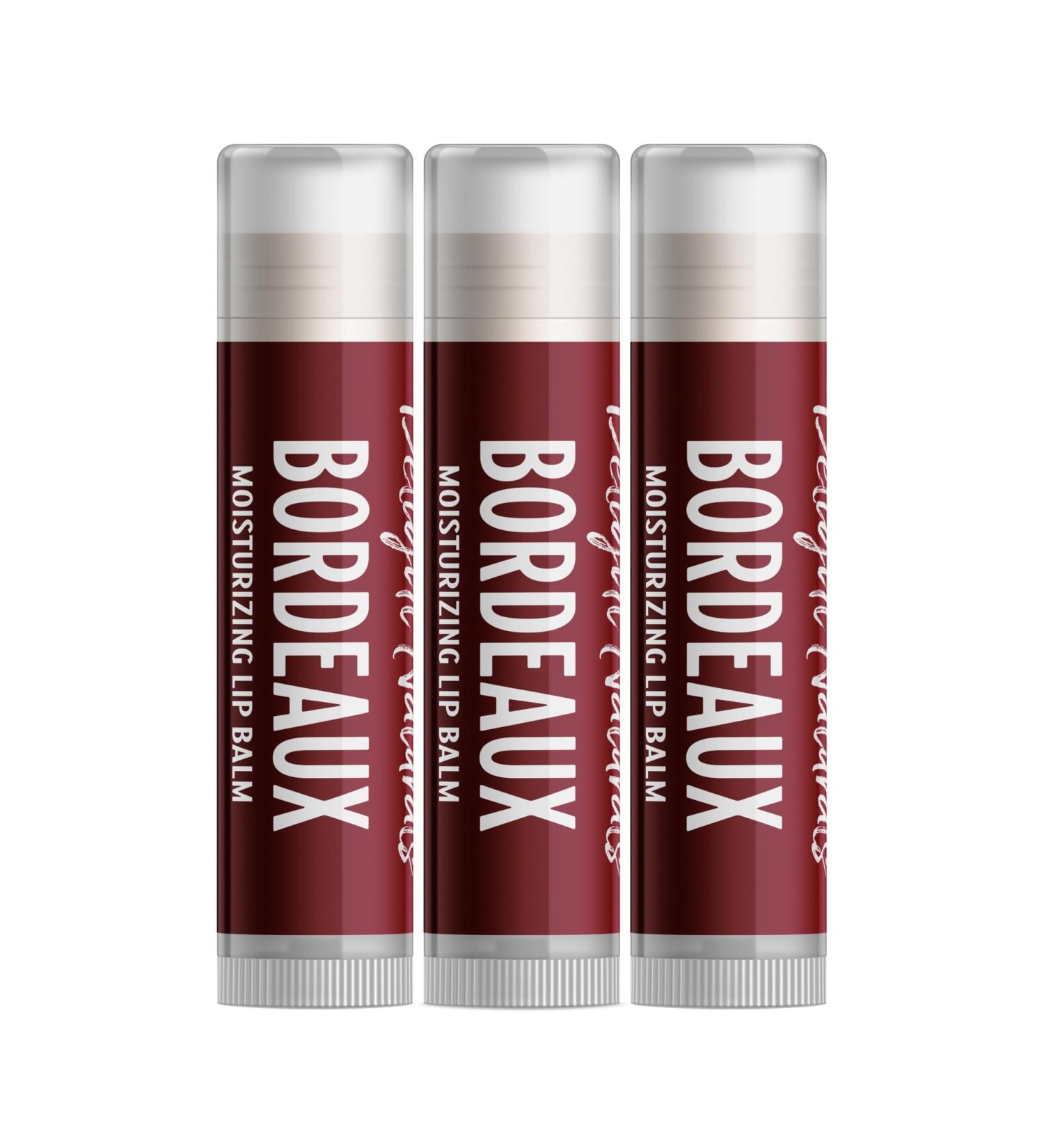 Bordeaux Wine Lip Balm - Three Pack 3 Pack - Buy Online on GoSupps.com