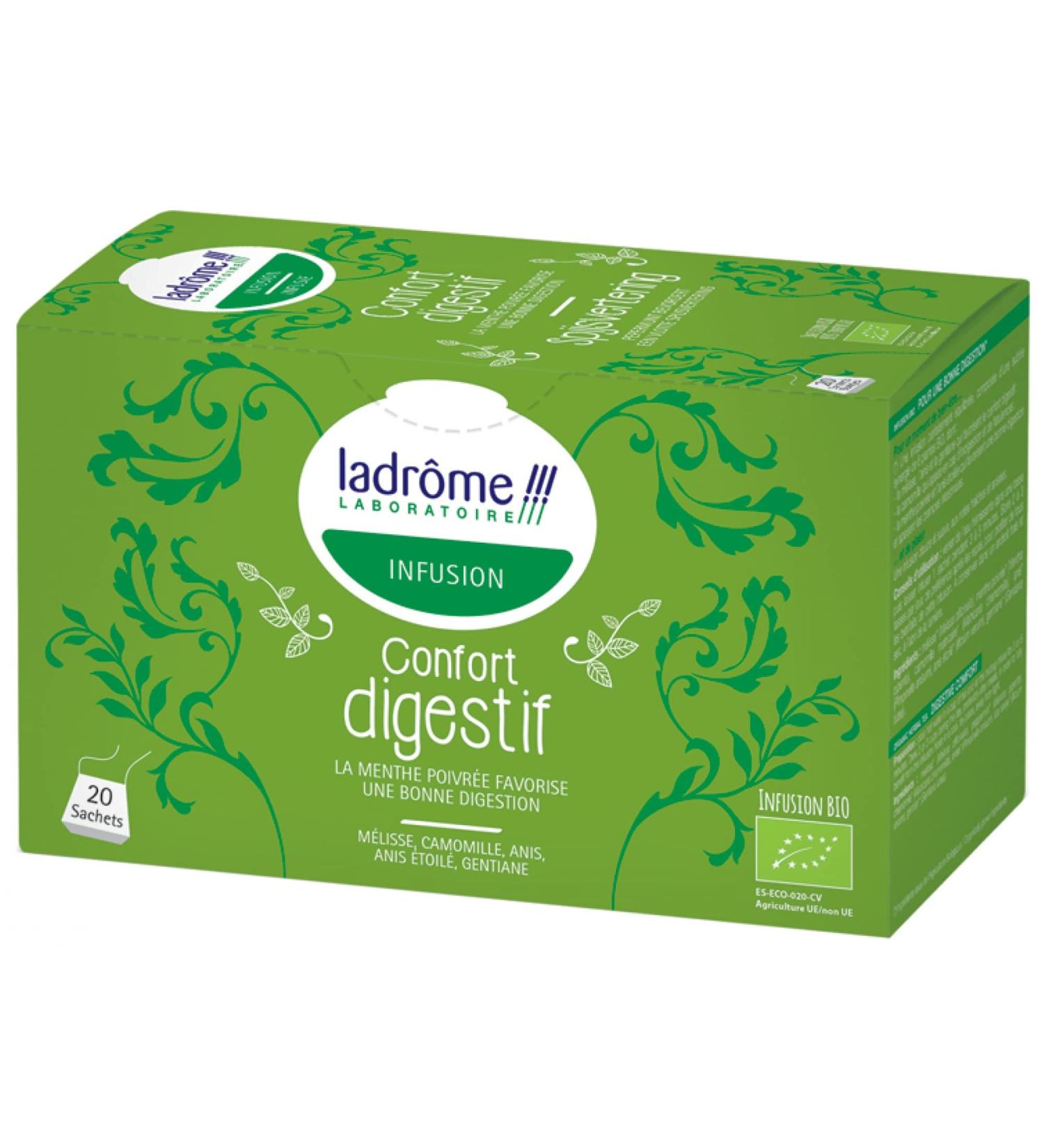 Ladrôme Organic Digestive Comfort Infusion 20 Sachets