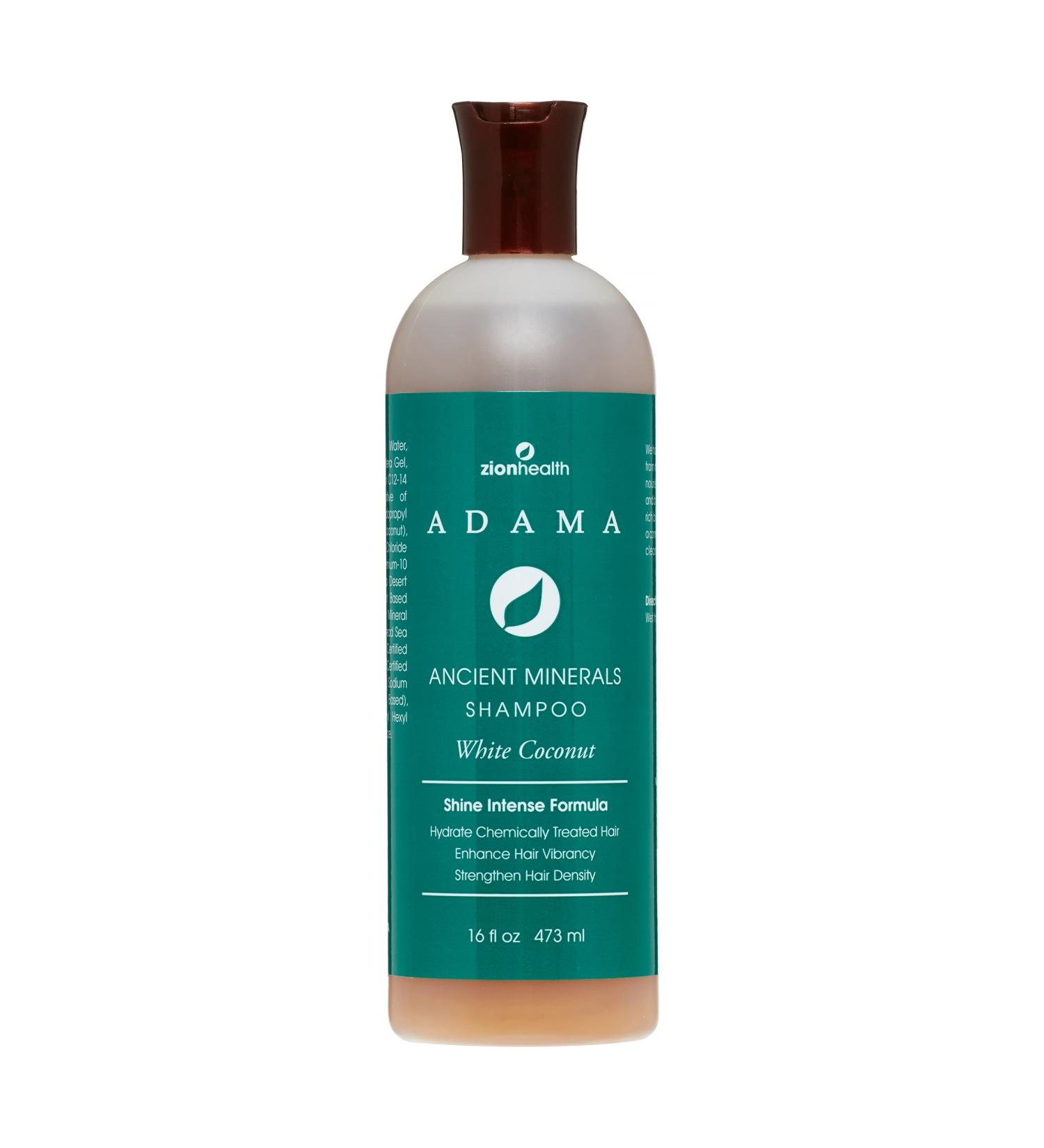 Zion Health Adama Minerals Shampoo White Coconut 16 Fluid Ounce