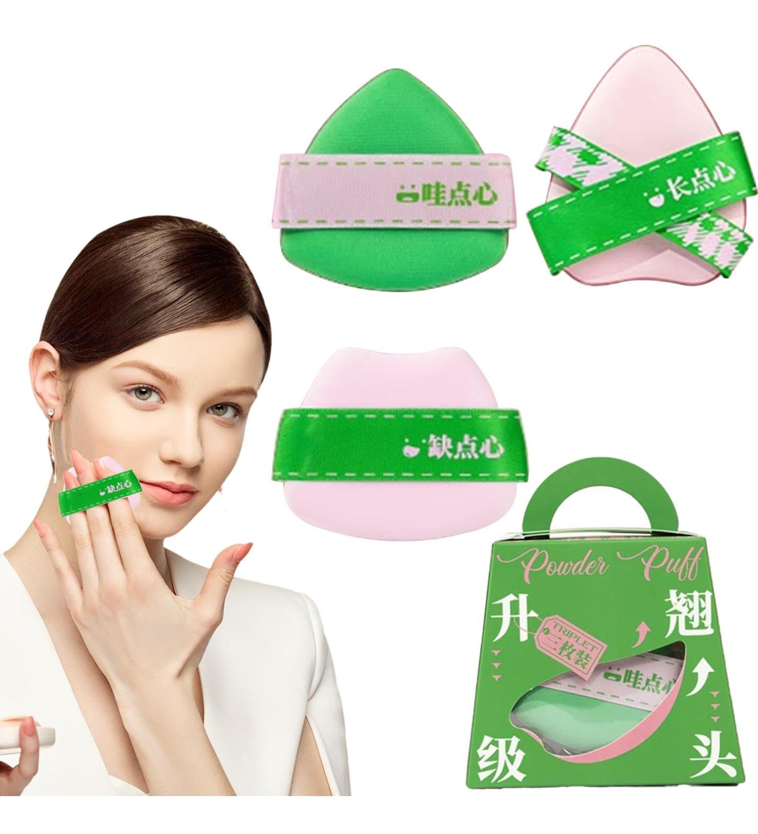 Powder Puff For Face Powder Face Soft Triangle Makeup Puff - Sponges Makeup Blender High-density Flexible Sponge Cosmetic Foundation Blender For Liquid Cream - Buy Online on GoSupps.com