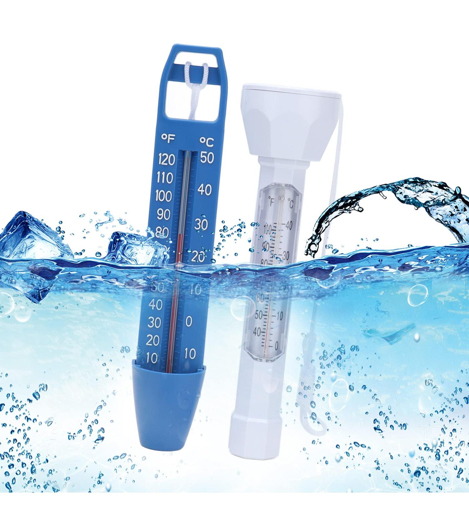 STARNOONTEK 2 PCS Floating Pool Thermometer with Lanyard Set Water Thermometer Aquarium for Spas Hot Tubs Aquariums & Fish Ponds - Buy Online on GoSupps.com