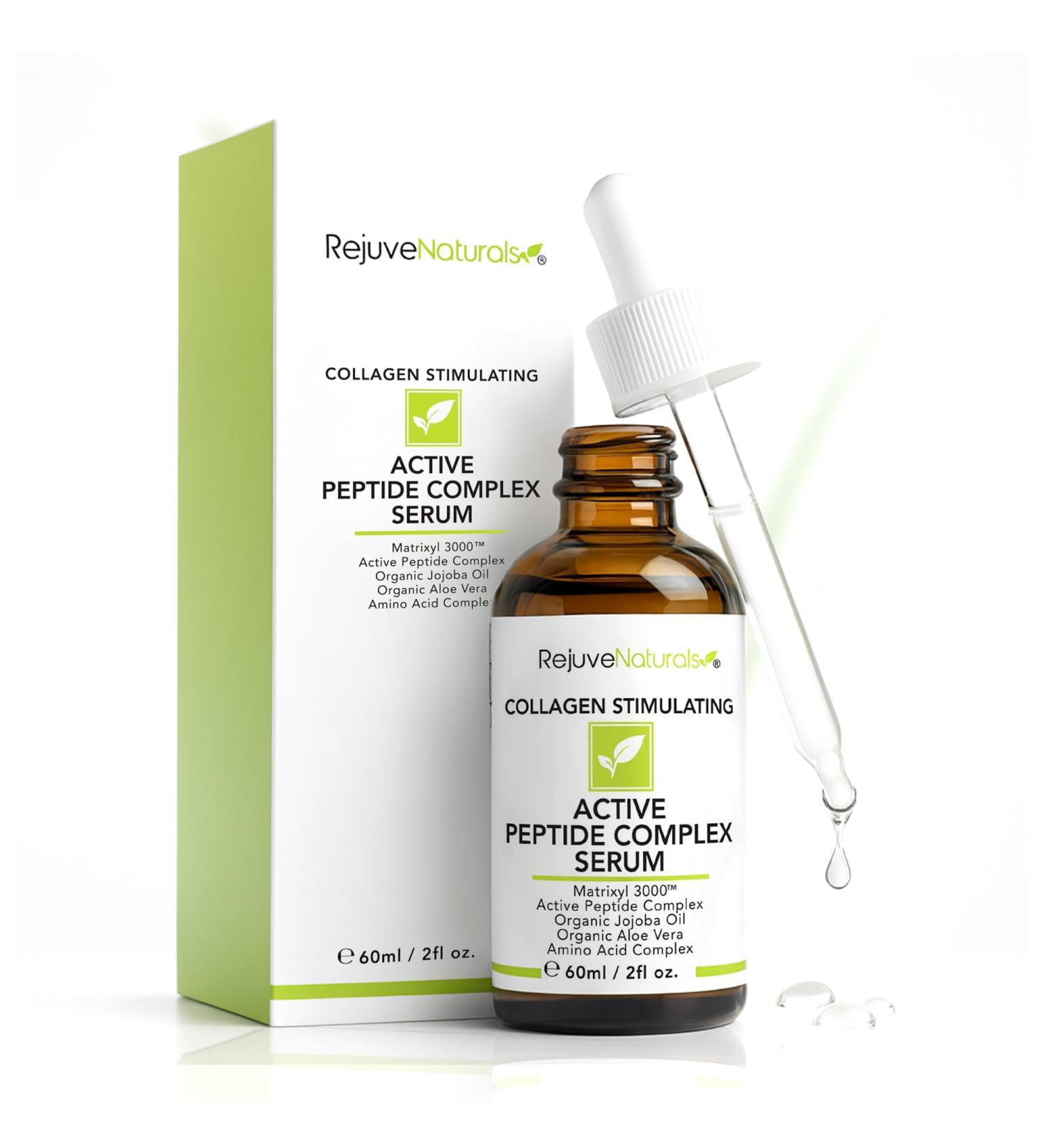 Peptide Complex Serum with Matrixyl 3000 (2 oz Double-Sized) Minimizes Look of Fine Lines & Deep Wrinkles Crow's Feet Crepey Skin. Lightweight Anti Aging Moisturizer for Face & Neck - Buy Online on GoSupps.com