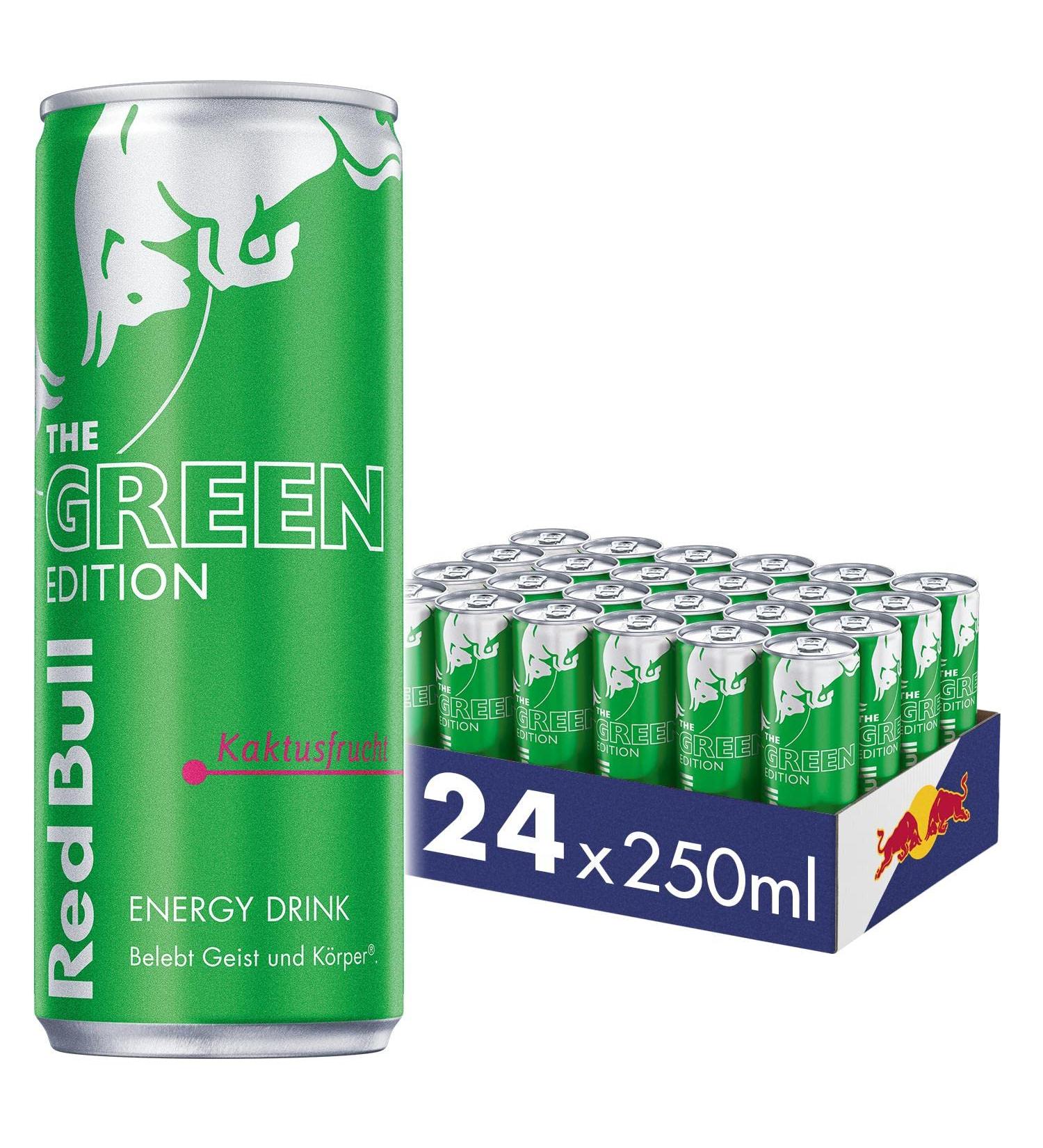 Red Bull Green Edition Cactus Fruit - 24 x 250ml Cans | International Shipping - Buy Online on GoSupps.com