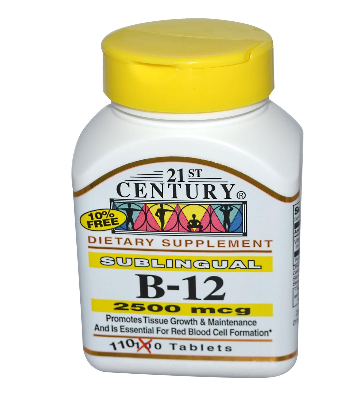21st Century B-12 2500 mcg 110 Tablets - 2pc