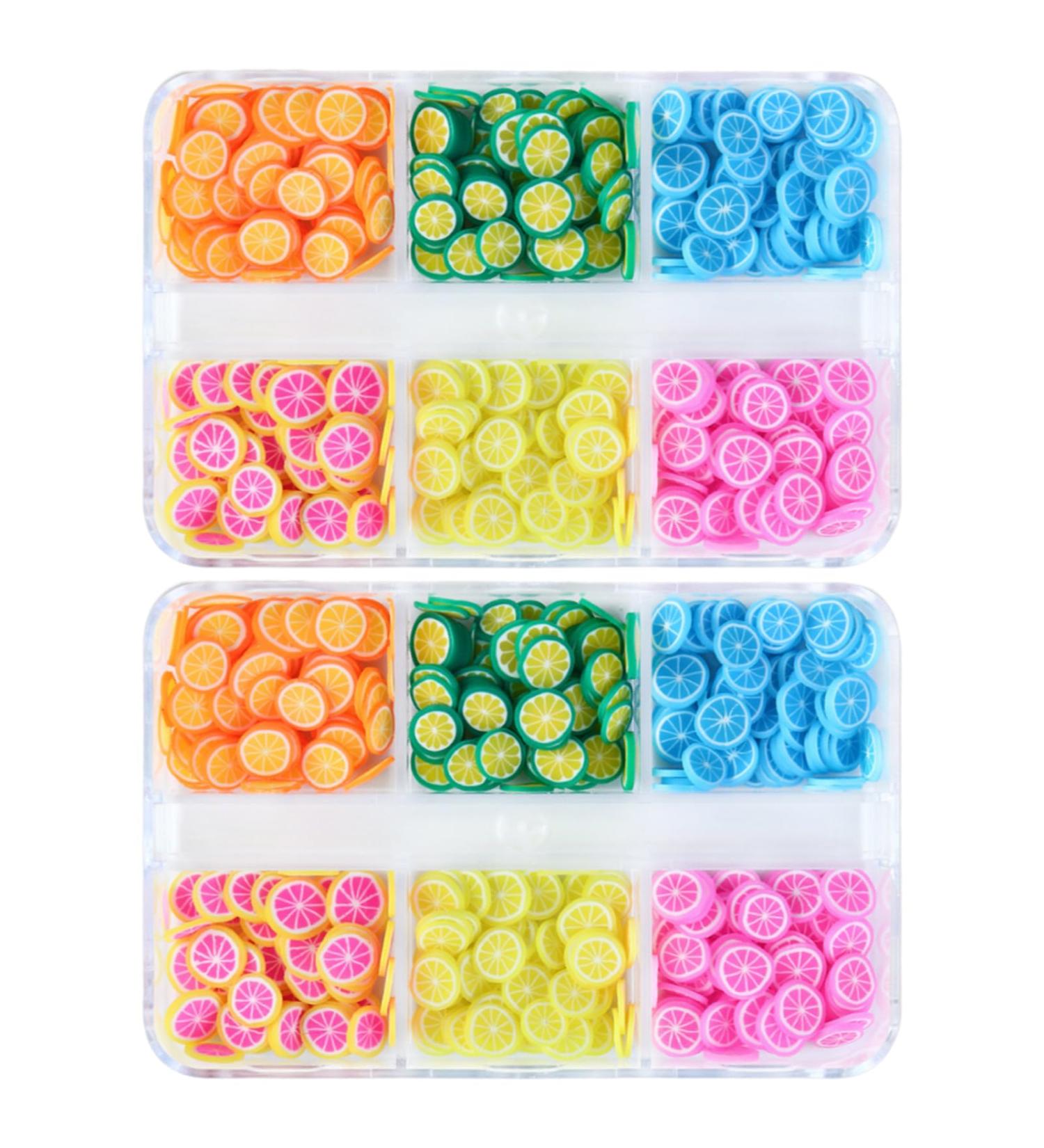 2Boxes Colorful Beads DIY Crfat Making Projects 3D Beads Nail Unique Accessories For Creative Nail Enthusiasts 3D Nail - Buy Online on GoSupps.com