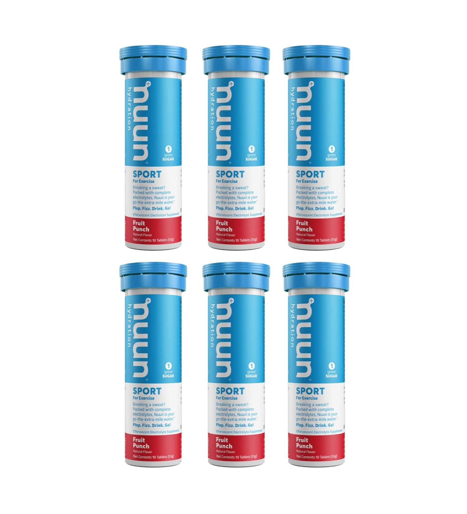 Buy Nuun Hydration Drink Tabs - Active Fruit Punch - 10 Tablets (Case of 6) | International Shipping Available - Buy Online on GoSupps.com