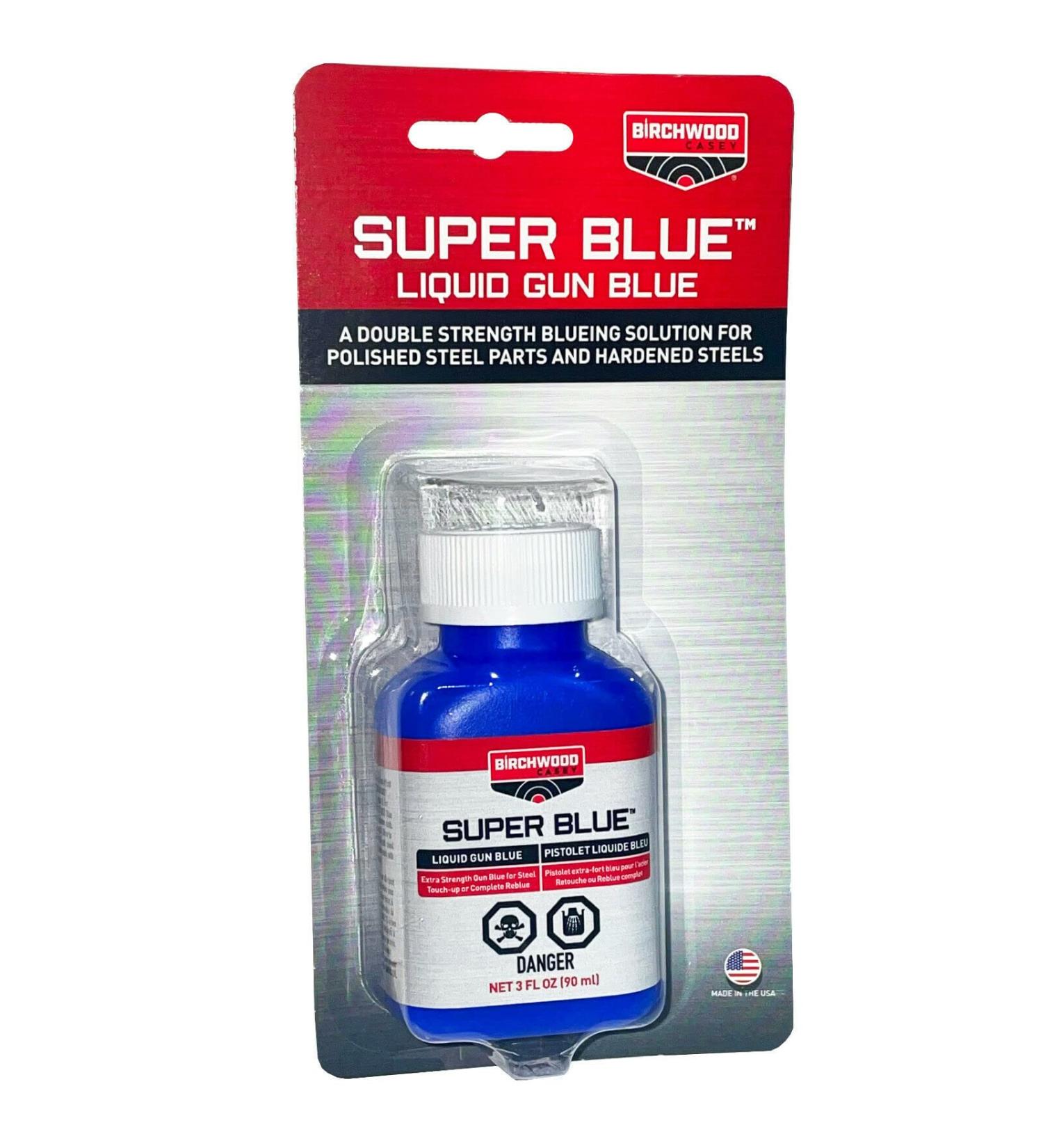Birchwood Casey E & F Super Blue Liquid Gun Blue 90ml - Professional Grade Gun Bluing Solution - Buy Online on GoSupps.com