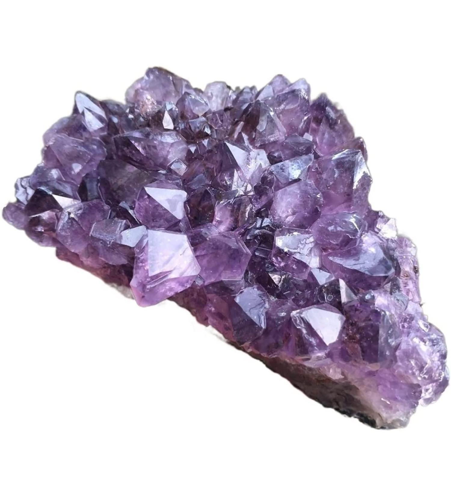 Amethyst Rough Stone 540-560g Natural Dream Amethyst Quartz Crystal Cluster Specimen - Buy Online on GoSupps.com