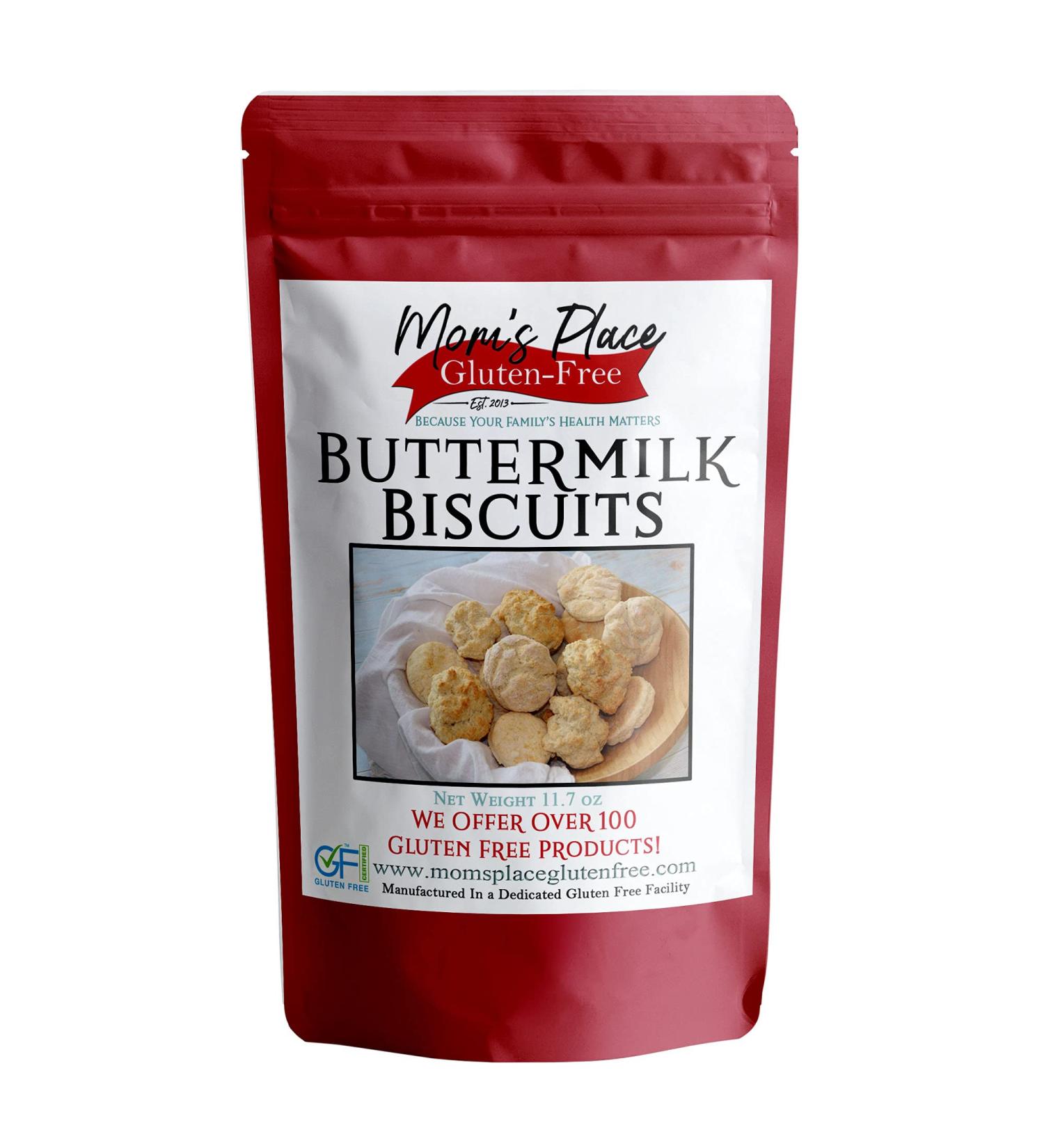 Mom's Place Gluten Free Buttermilk Biscuit Mix - Delicious and Easy-to-Make Gluten-Free Treats - Buy Online on GoSupps.com