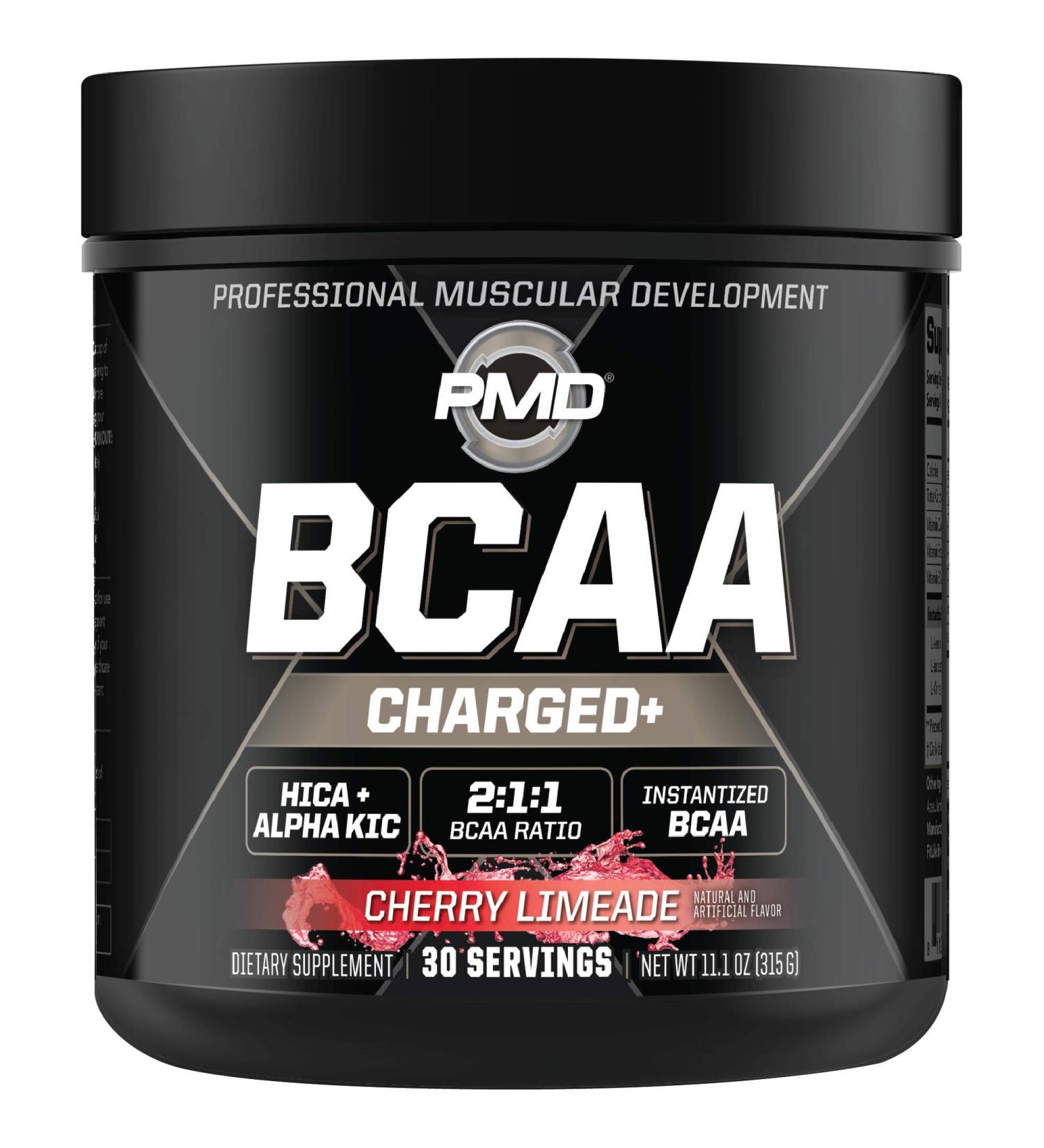 PMD Sports BCAA Charged Amino Acid Drink - Cherry Limeade Flavor for Performance and Recovery - Buy Online on GoSupps.com