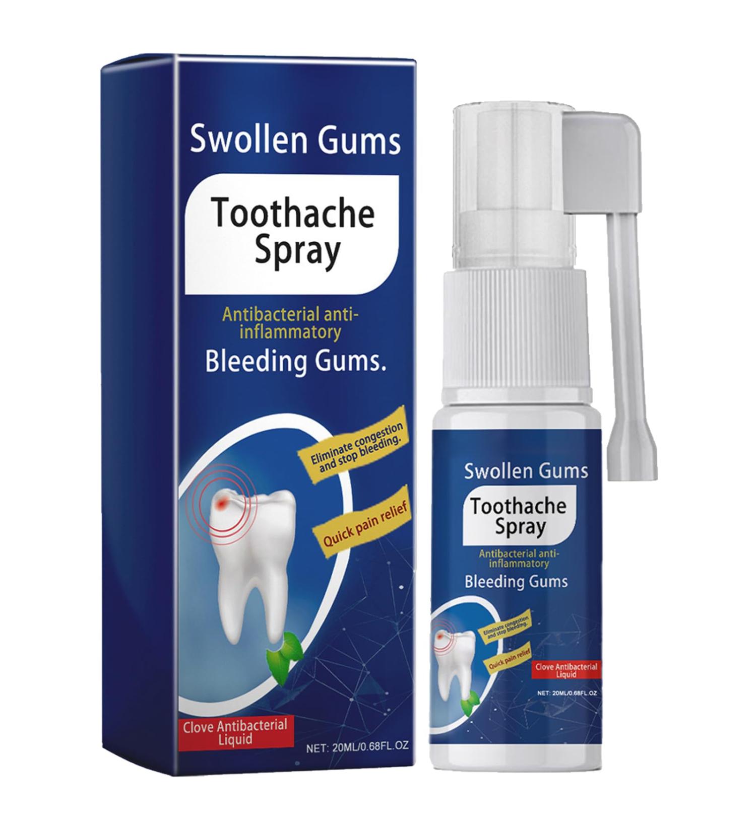 Spray Contre les Maux de Dents Soulagement Instantan des Maux de Dents Spray de Soulagement de la Douleur Dentaire R paration des Gencives 20ML 1PC - Buy Online on GoSupps.com
