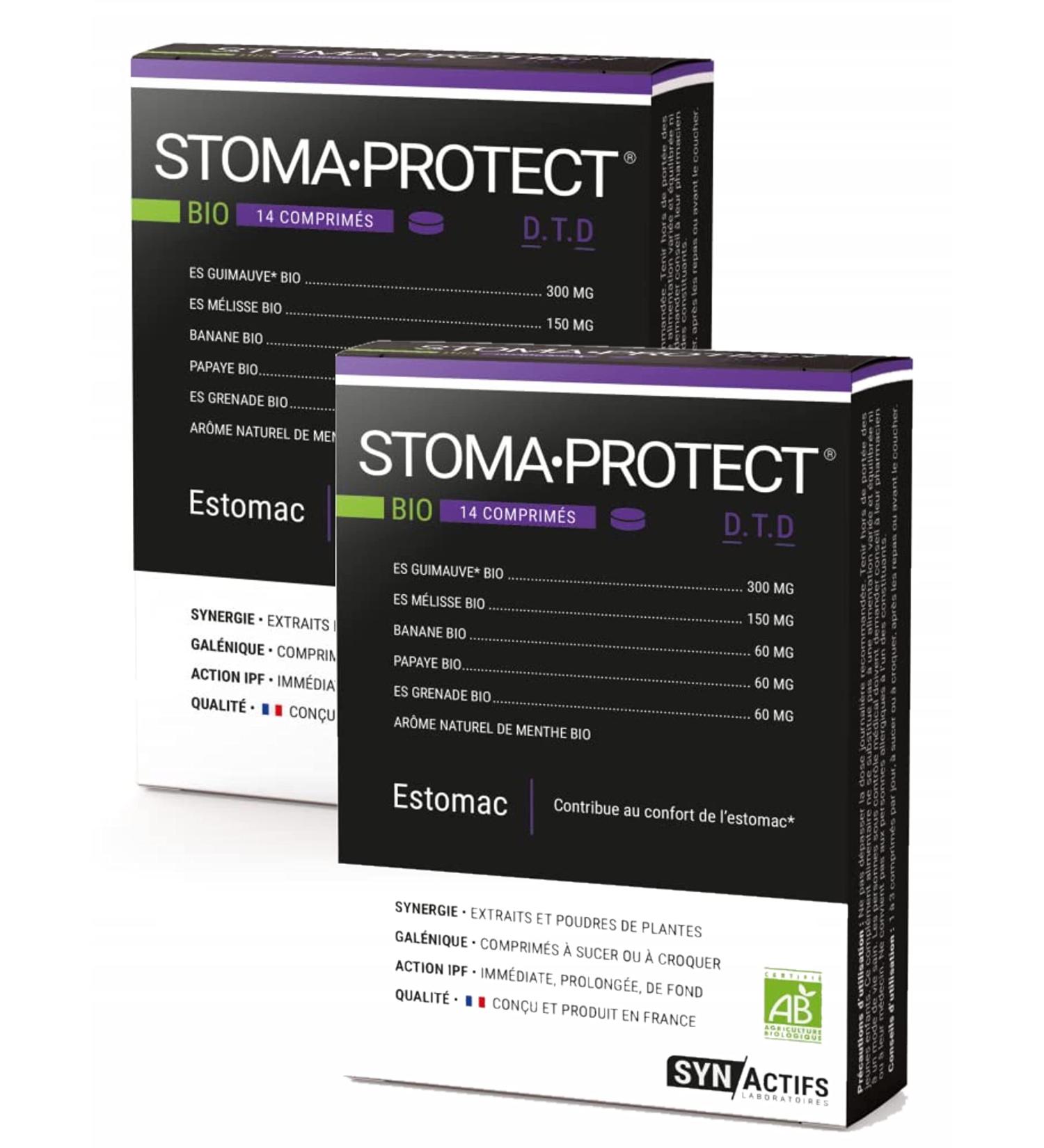 Synactives Stoma Protect Organic Food Supplement Comfort Stomach Comfort Pack of 2 x 14 Tablets (2) - Buy Online on GoSupps.com