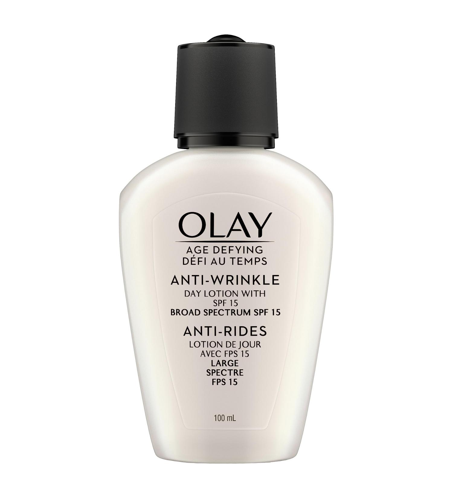 Olay Age Defying Anti-Wrinkle Day Lotion SPF 15 3.4 Oz (Pack of 3) - Buy Online on GoSupps.com