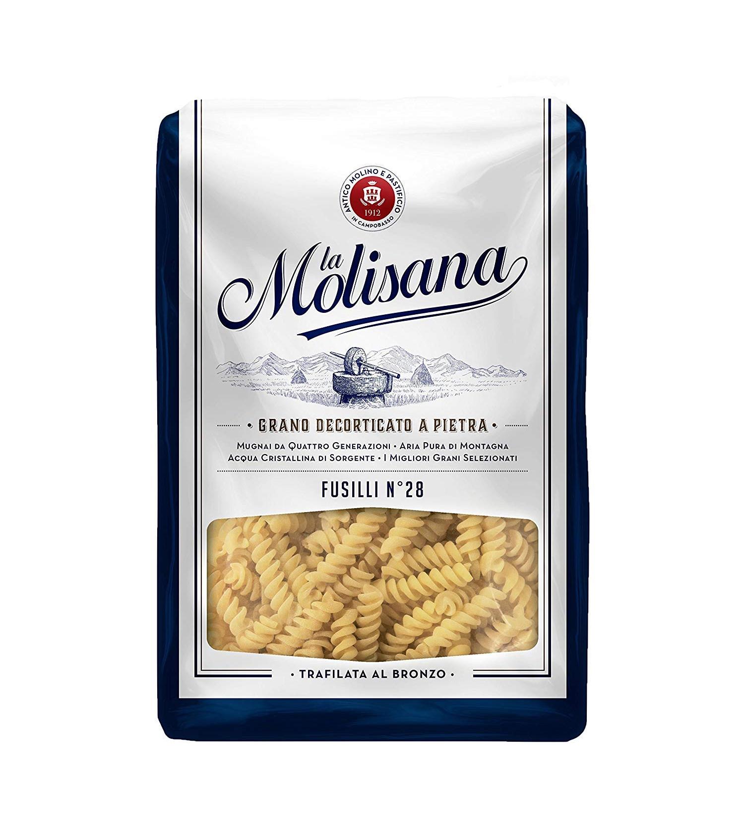 La Molisana Fusilli No. 28 Bronze Ribbed 500 g (Promotion Sales & Service) Pack Z