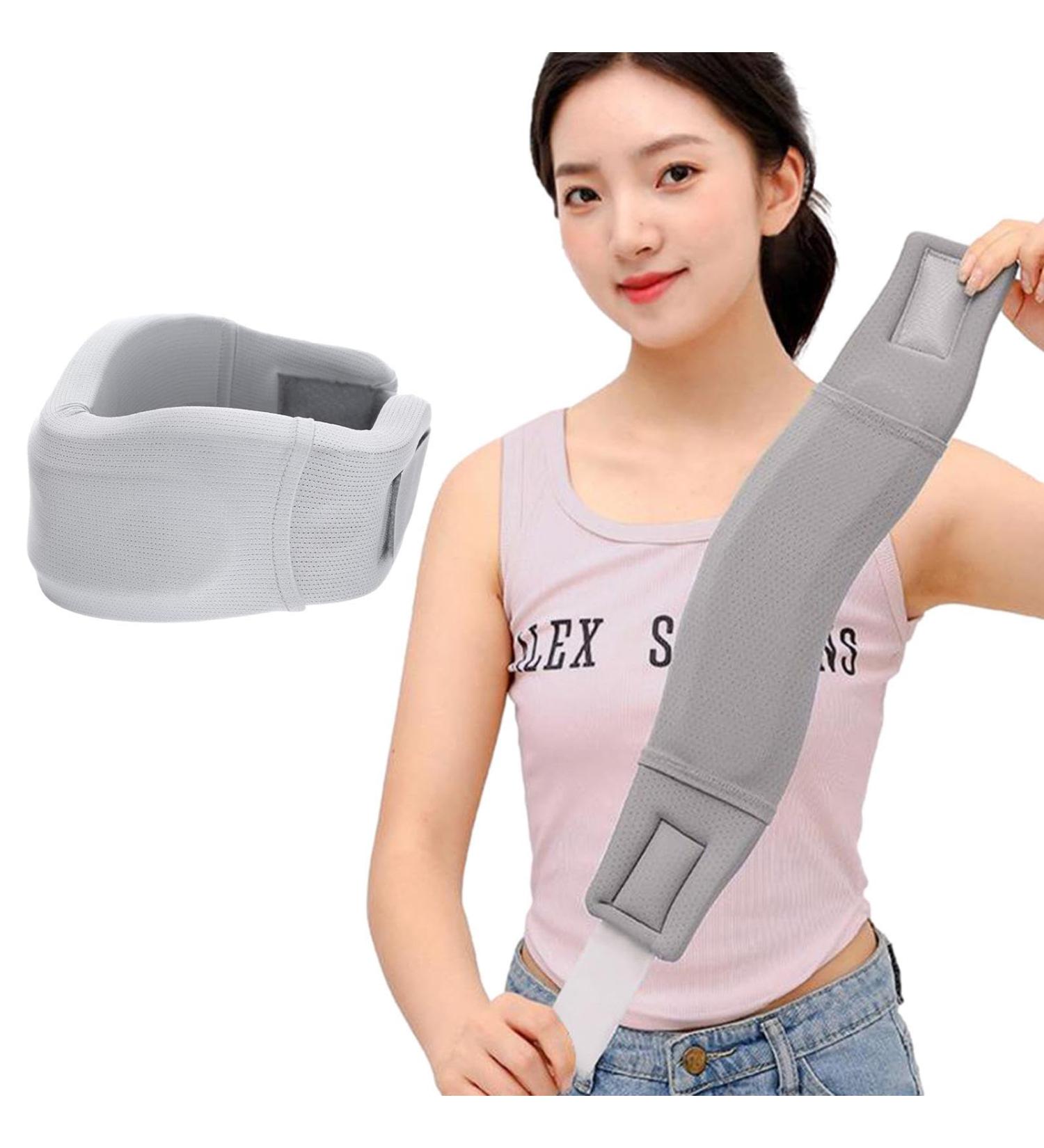 Fiveetoo Neck Support Pillow | Breathable Contour Pillow for Sleeping Travel & Office Use - Dunstgrau - Buy Online on GoSupps.com