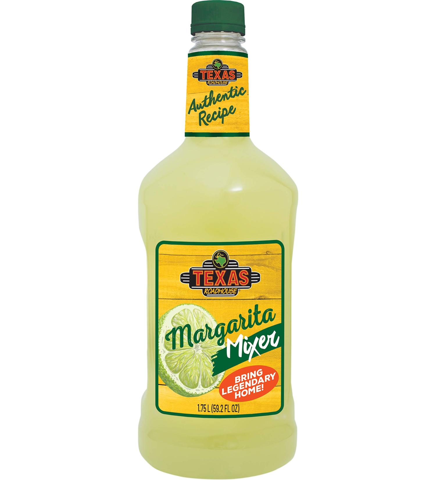 Texas Roadhouse Authentic Margarita Drink Mix - 1.75 Liter Bottle (59.2 Fl Oz), Ready to Use - Individually Boxed | Pack of 1 - Buy Online on GoSupps.com