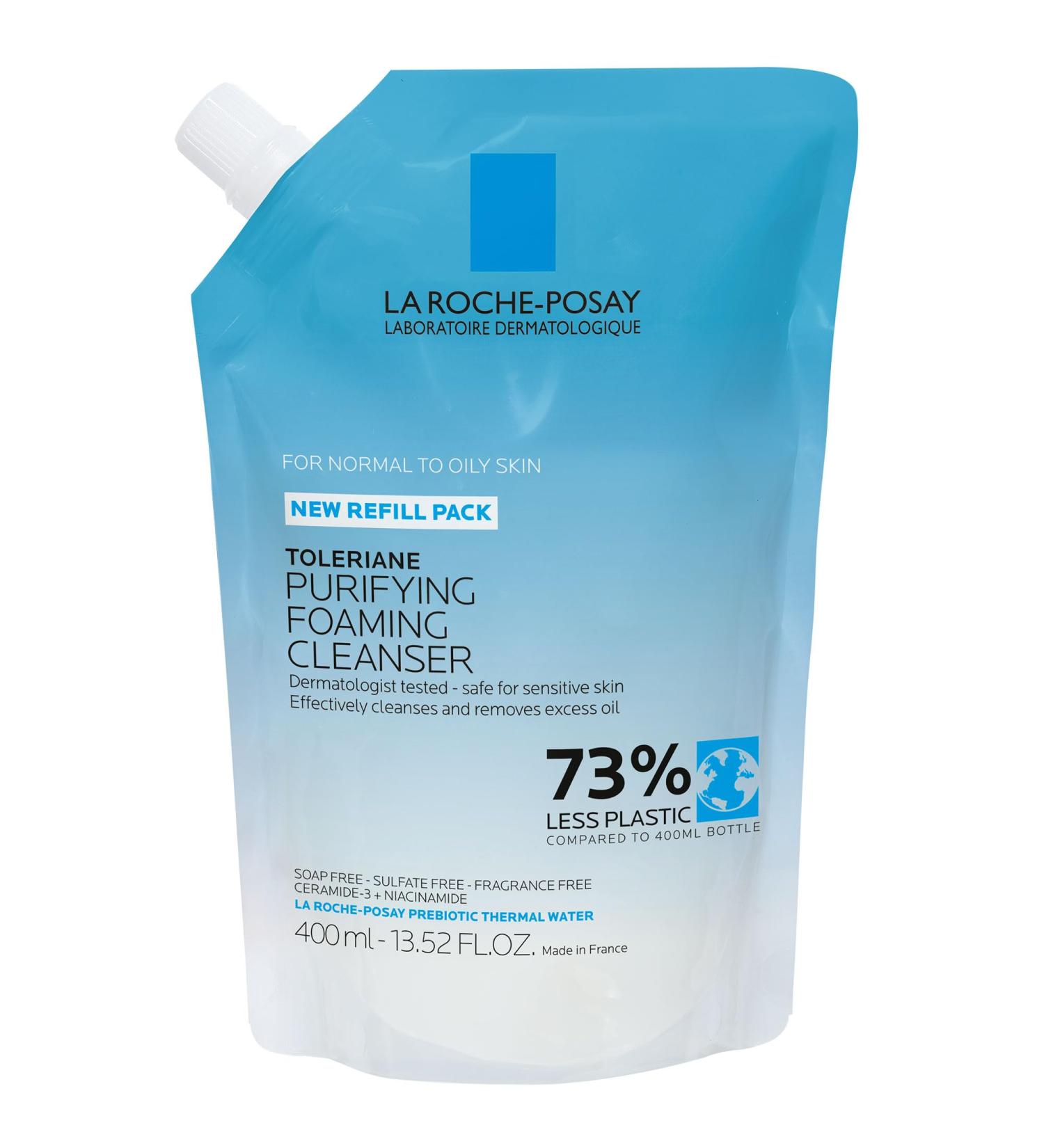 La Roche-Posay Toleriane Purifying Foaming Facial Cleanser Oil Free Face Wash for Women & Men with Niacinamide + Ceramides Pore Cleanser Safe For Sensitive Skin Won t Dry Out Skin Soap Free 13.52 Fl Oz (Pack of 1) 13.52  - Buy Online on GoSupps.com