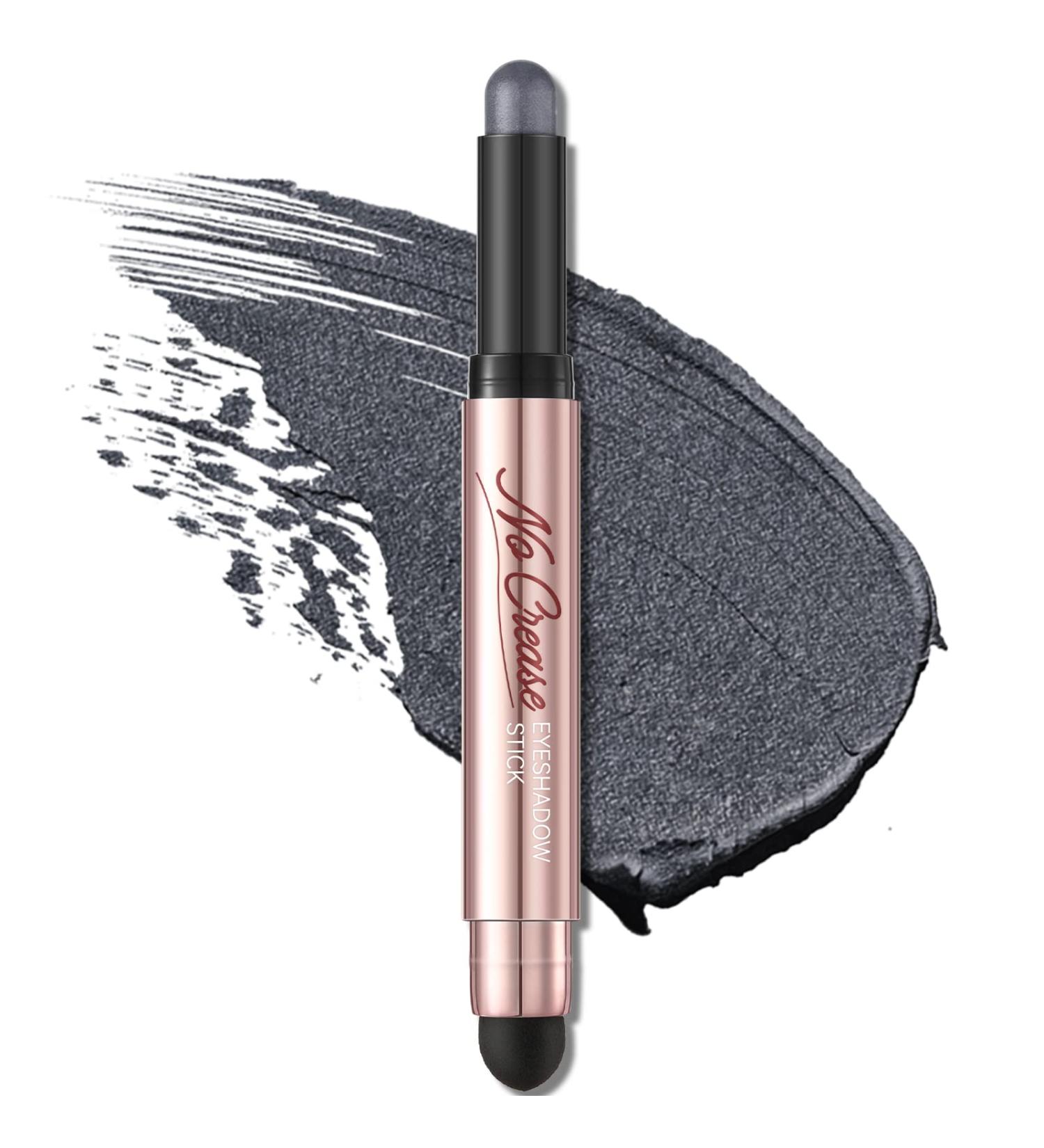 FOCALLURE Black Sesame Eyeshadow Stick - Matte & Shimmer Waterproof Creamy Eye Shadow Pencil with Built-in Smudger - Buy Online on GoSupps.com