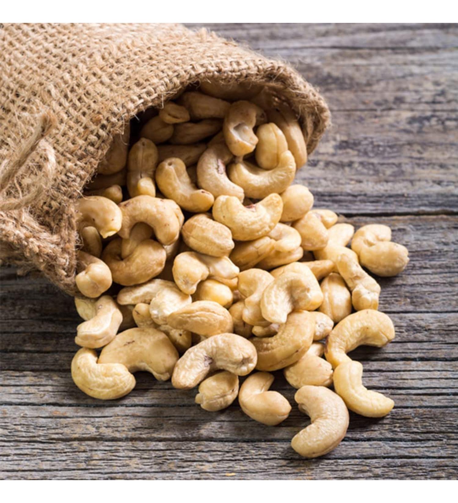Buy Raw Natural Cashew Kernels 1kg - Unsalted & Untalzen | Eco-Friendly Packaging | International Shipping - Premium Quality - Buy Online on GoSupps.com