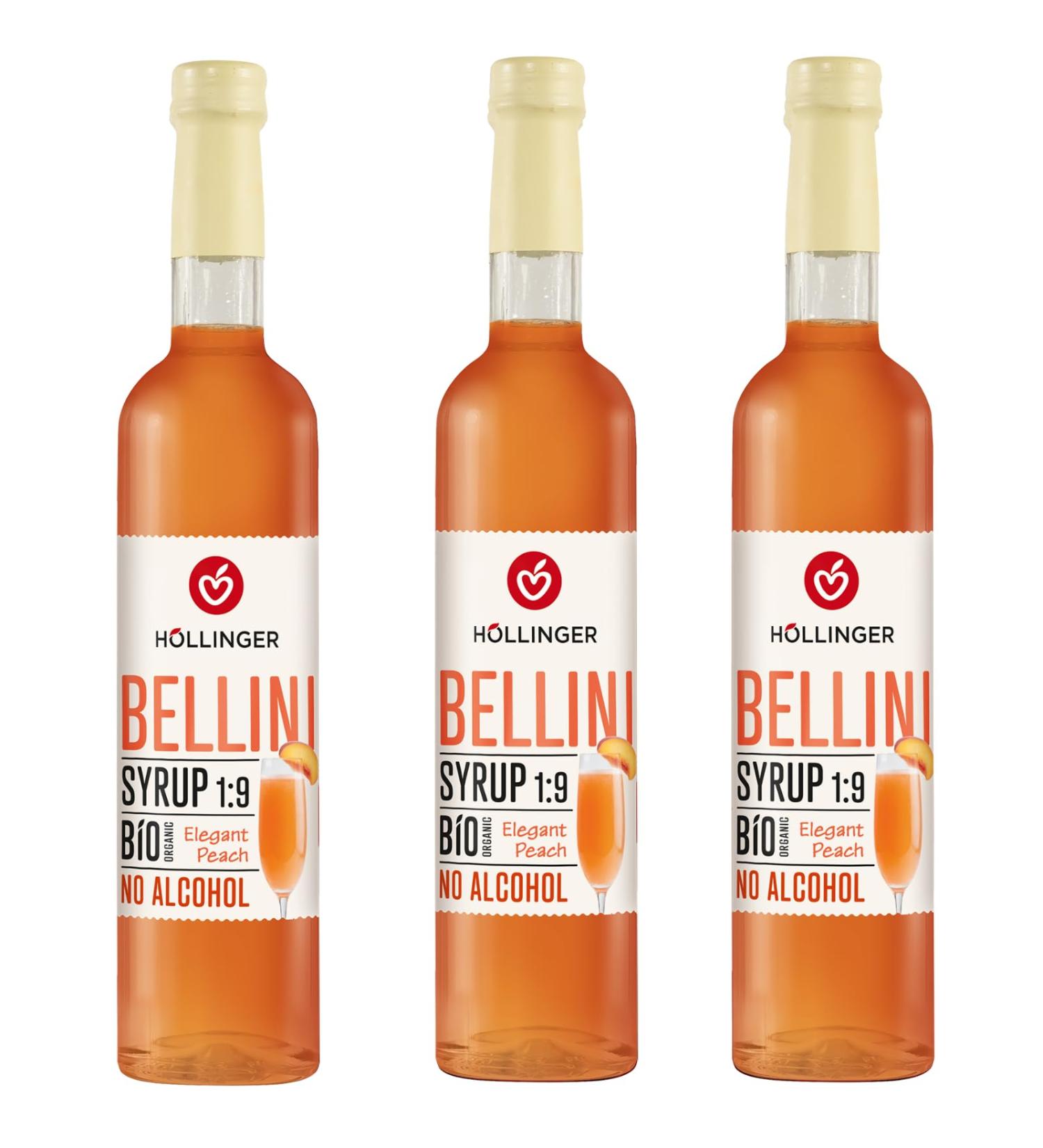 H LLINGER Bellini Sirop Bio sans Alcool Saveur P che l gante 1:9 3x500ml - Buy Online on GoSupps.com