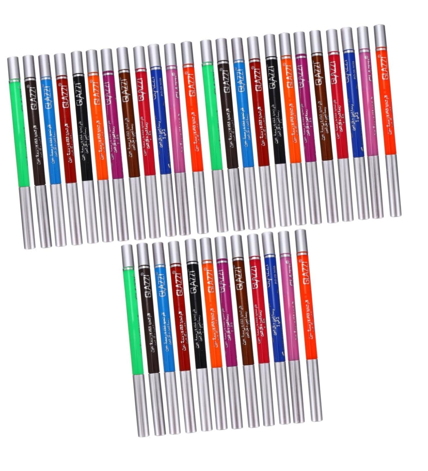 Beavorty 36 Pcs 1 Set Shadow Set Colored Eyeliners Waterproof Eyeliners To Rotate Lasting 1 count (Pack of 1) Colorfulx3pcs - Buy Online on GoSupps.com