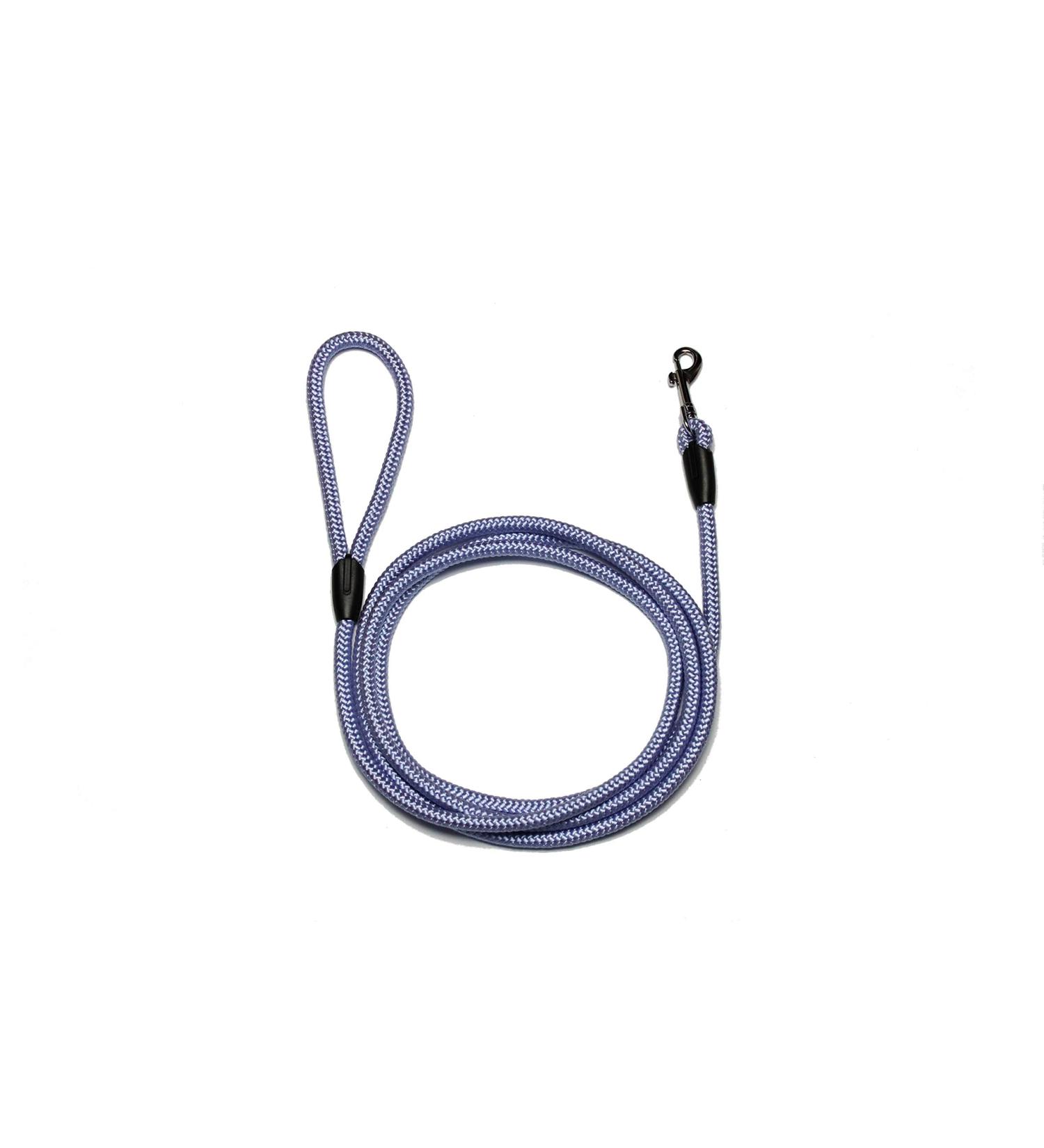 Leash - rope leash with hand loop Basic 10mm 27 colours 7 lengths (3.00 m lavender) 3.00 m lavender