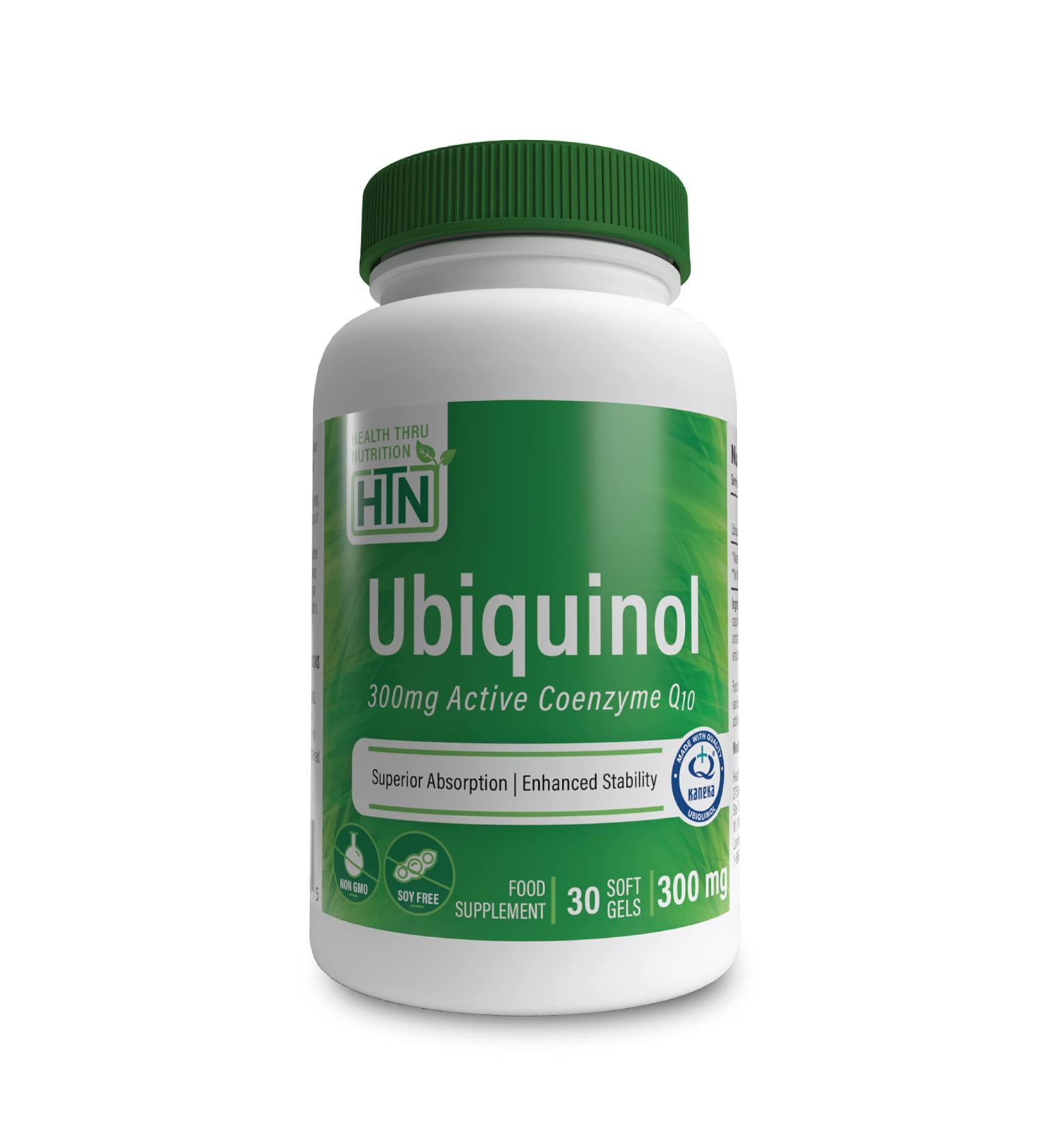 Ubiquinol 300mg 30 Softgels - Enhanced Absorption CoQ10 - Kaneka Ubiquinol - 30 Count - Buy Online on GoSupps.com